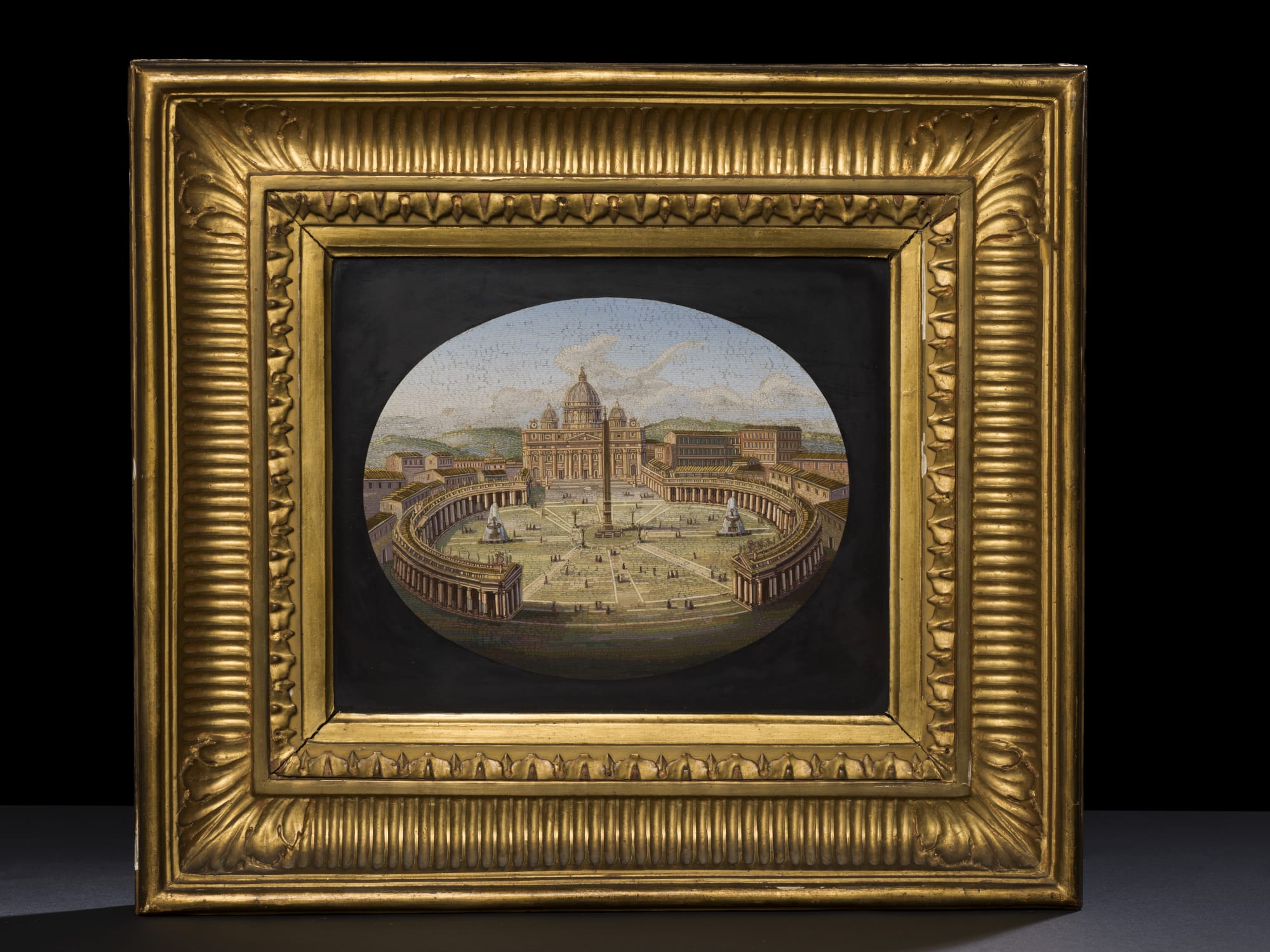 Louis Barbieri, VEDUTA DI PIAZZA SAN PIETRO, Roma, IX secolo