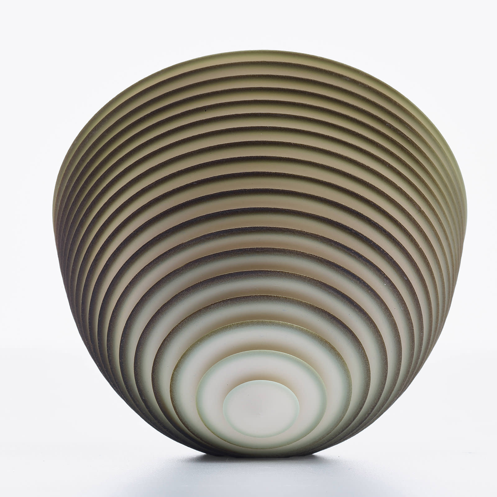 Nicholas Lees, Medium Green Floating Bowl 21.09, 2021