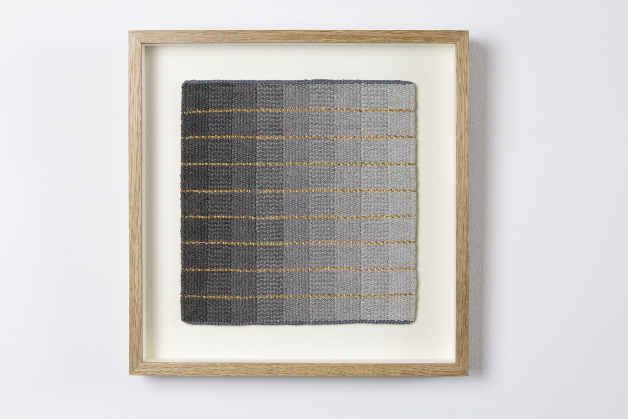 Caron Penney, Grid 9 x9 - 2- handwoven tapestry, 2021
