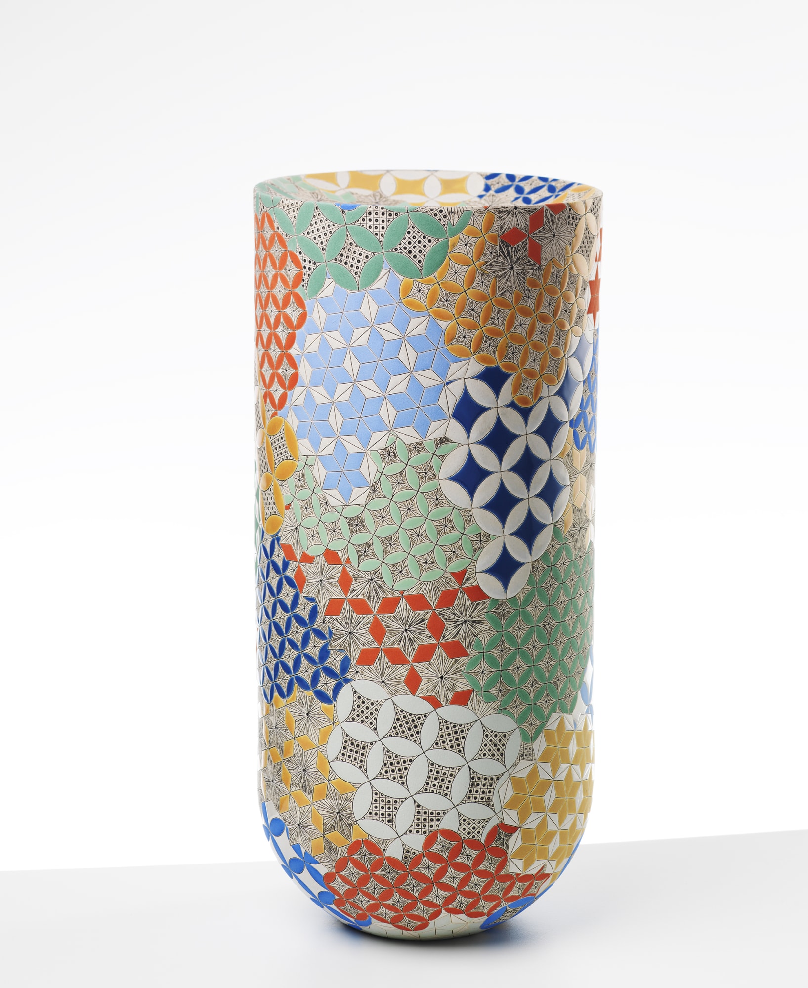 Frances Priest, Vase Form, Grammar of Ornament, Byzantine No 3 Colour, 2020