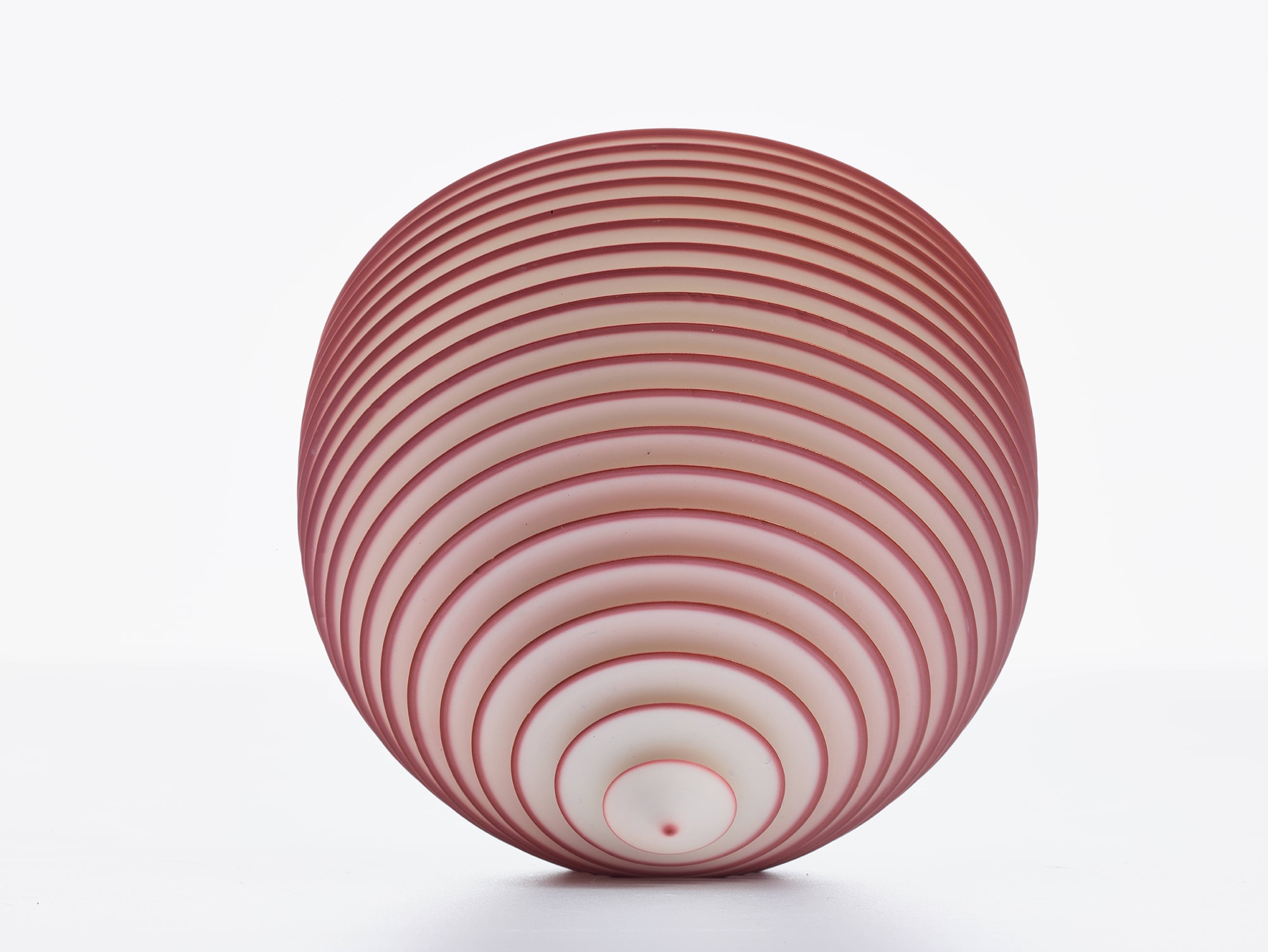 Nicholas Lees, Medium Red Floating Bowl 21.10, 2021