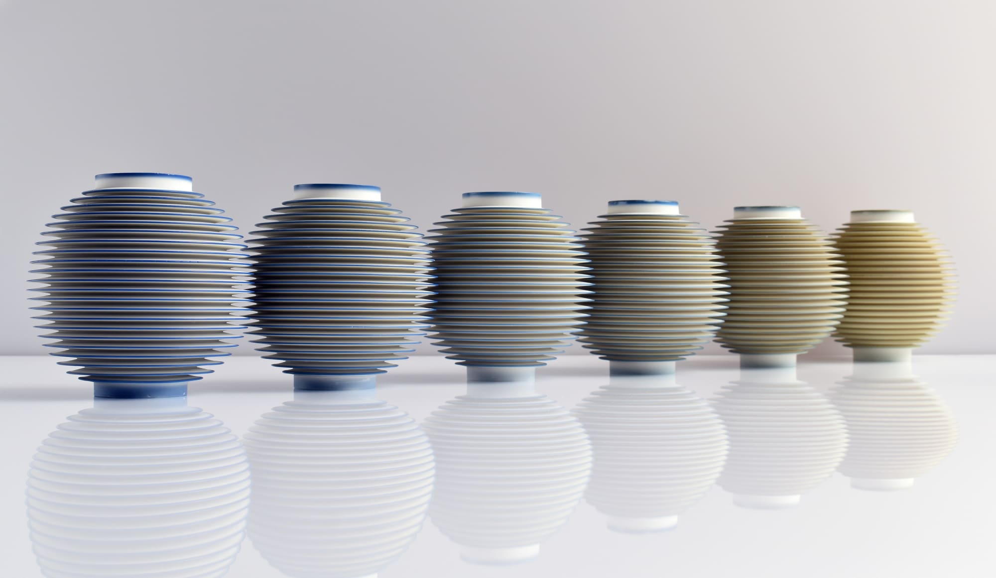 Nicholas Lees, Wave - 25.07 - six piece installation, 2025