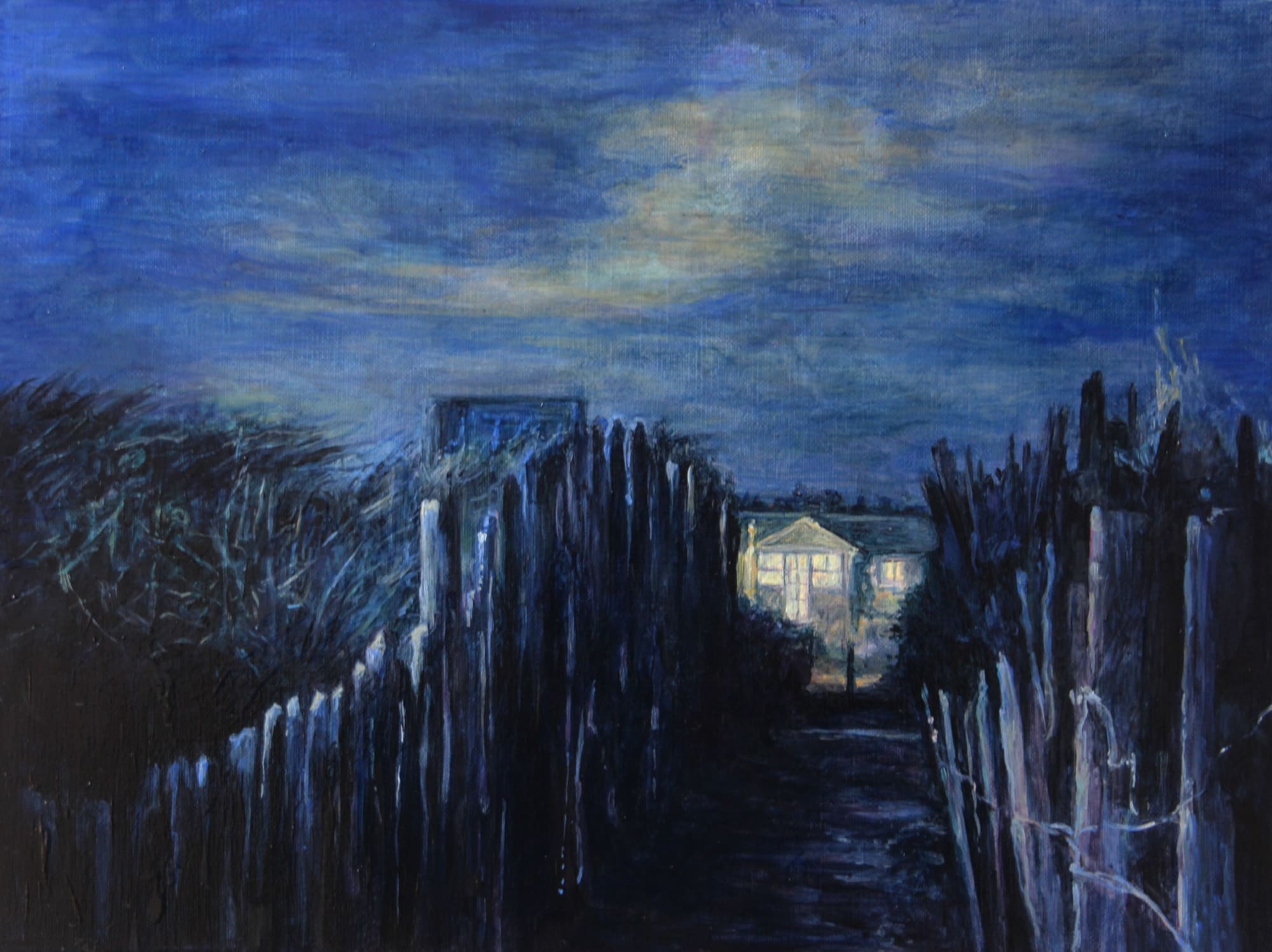 Judith Tucker, Hideaway: a garden full of sand dunes, 2023