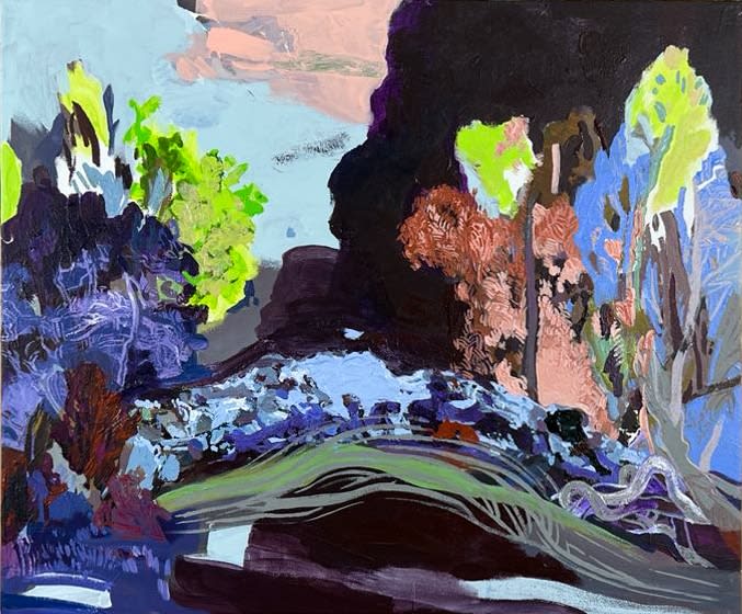 Kurt Chan, Blue bridge, 2022