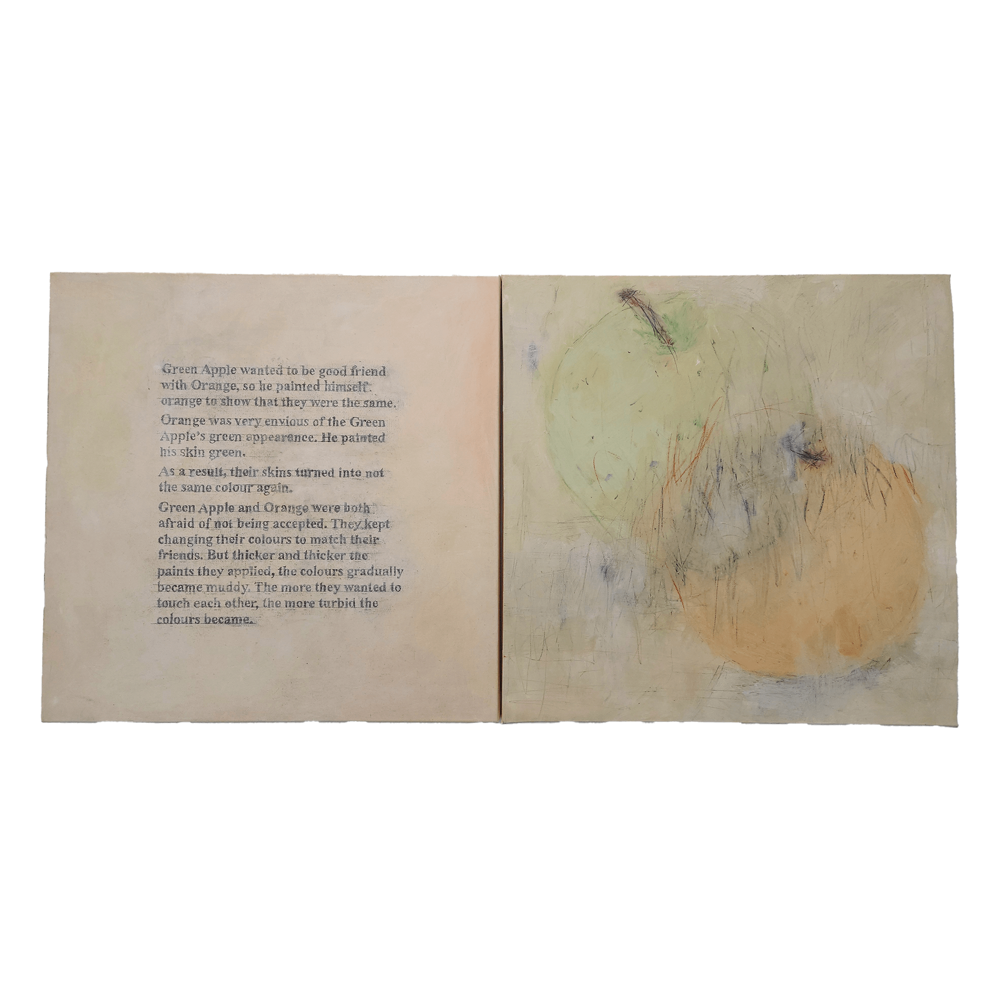 Annie Wan, Green Apple and Orange 青蘋果與橙, 2024