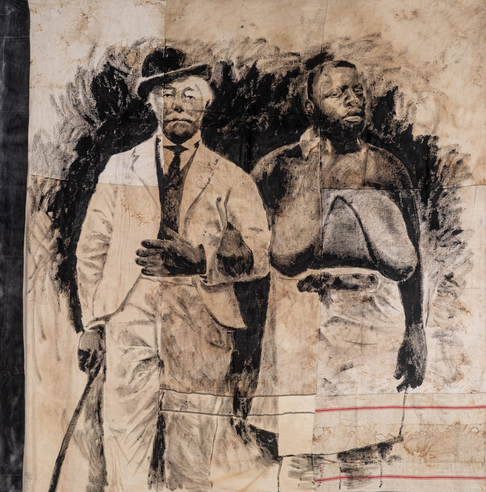 Roméo Mivekannin, Black and White (cliché de C. Coutinho, Mozambique, 1907) - Série Barnum, 2019