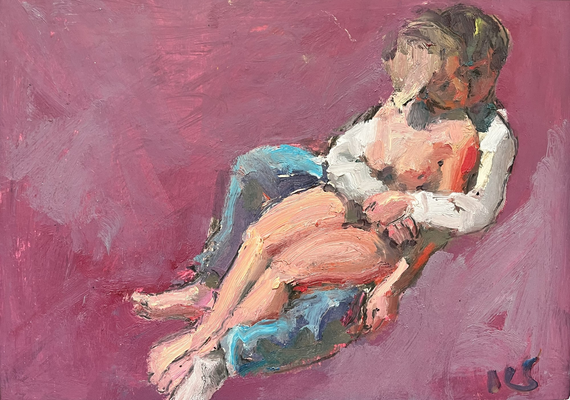 Kevin Sinnott, On His Lap, 2023