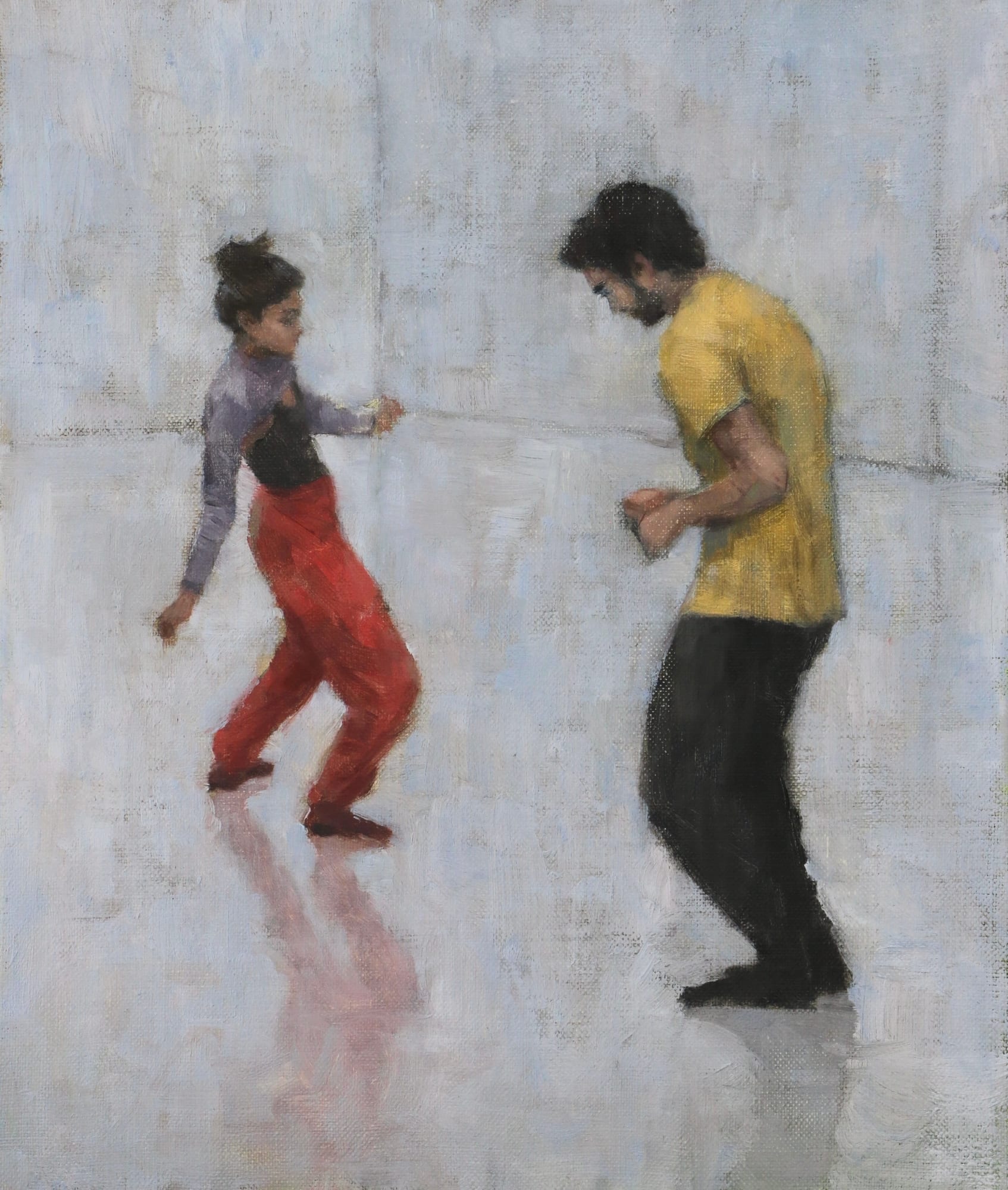 Carl Chapple, Kamal Singh and Sanea Singh (Ballet Cymru rehearsal 259) , 2024