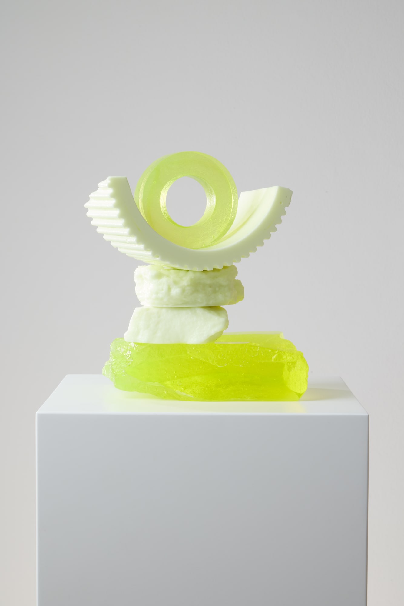 Dawn Bendick, Momochrome Rock Stack Yellow, 2023