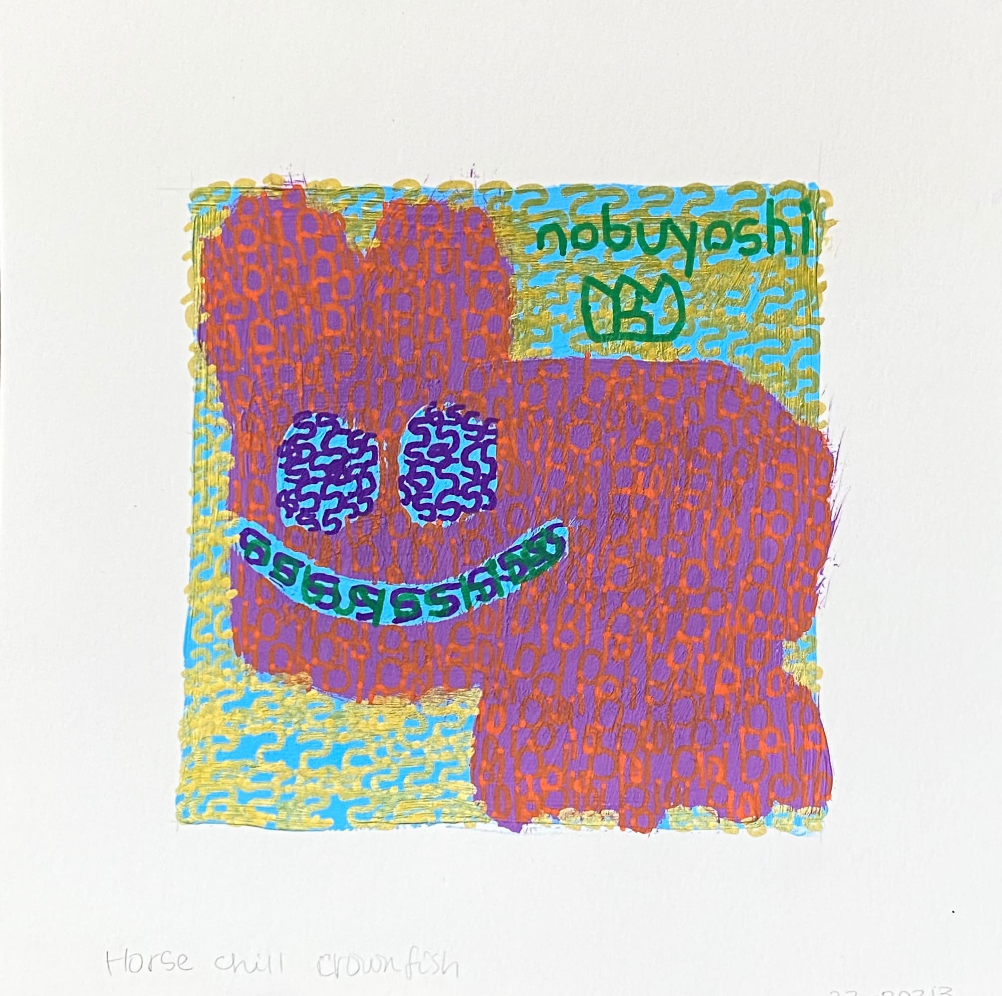 King Nobuyoshi Godwin, The horse is having a chilling day because the clownfish is on its mind