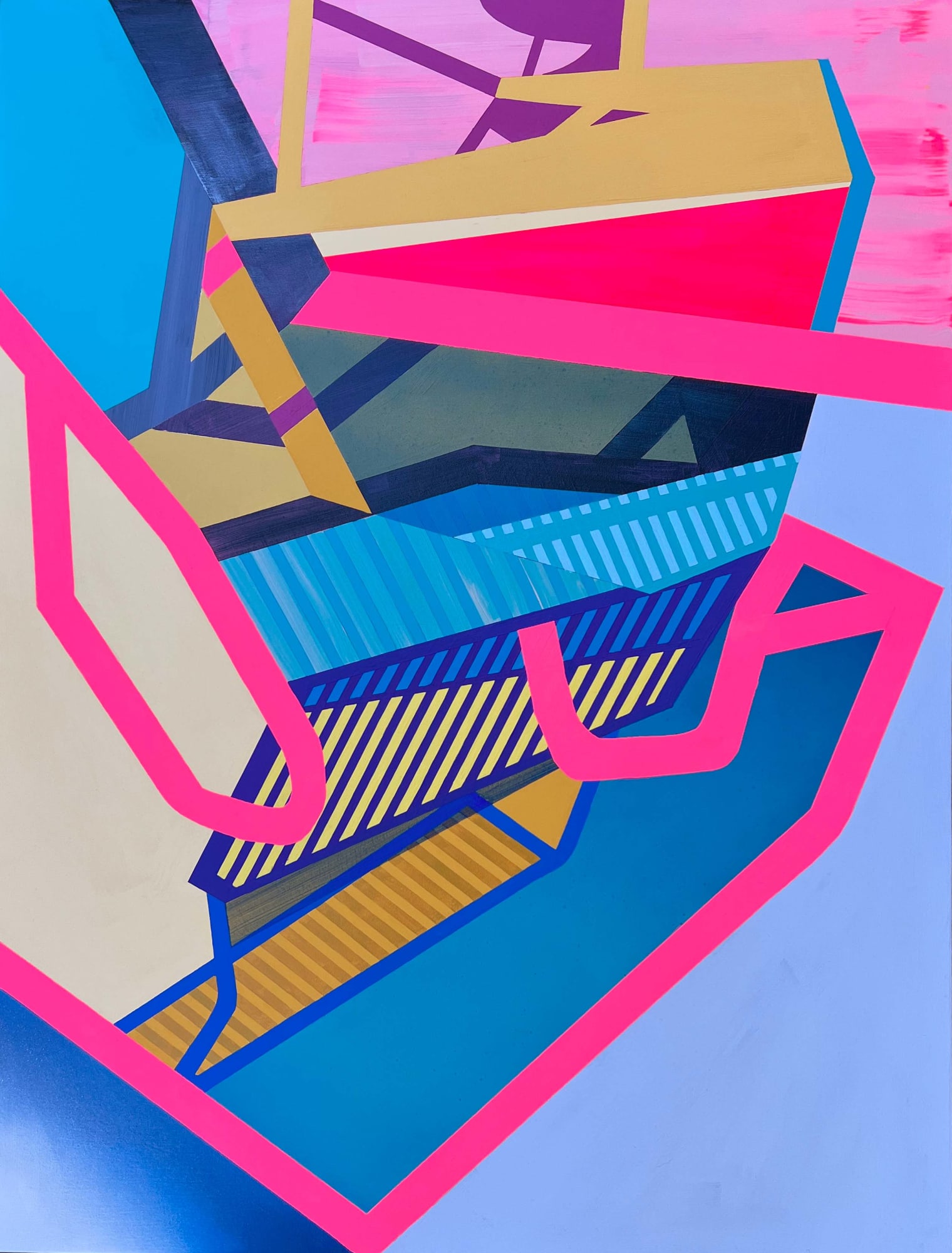 Jennifer Small, Bike Rack and a Seat at the Kitchen Counter, 2021