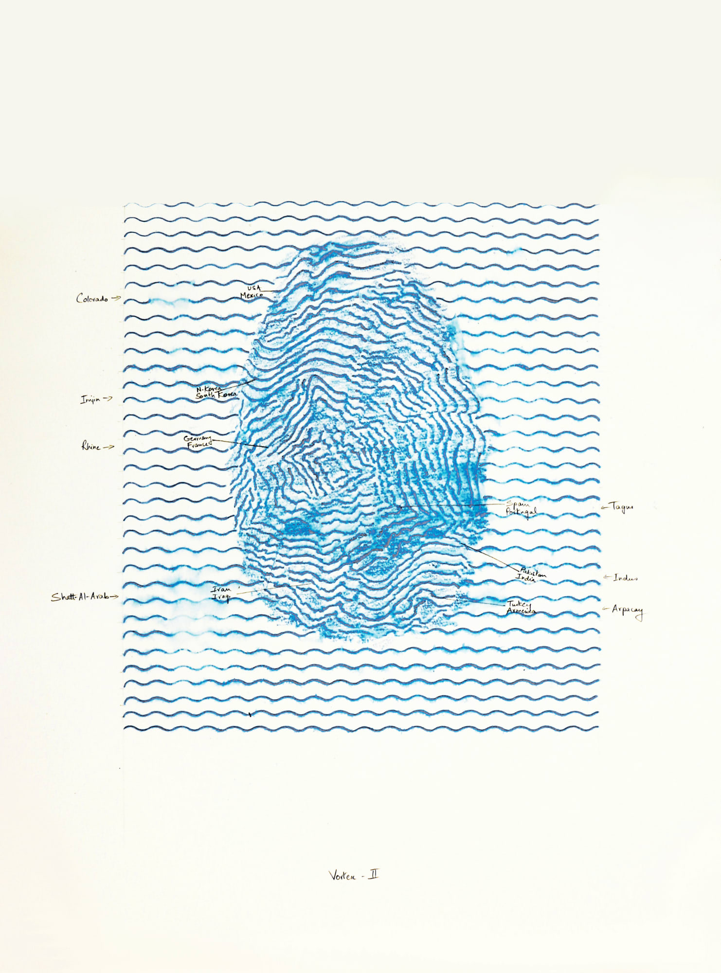 Reena Saini Kallat, Vortex II, 2021