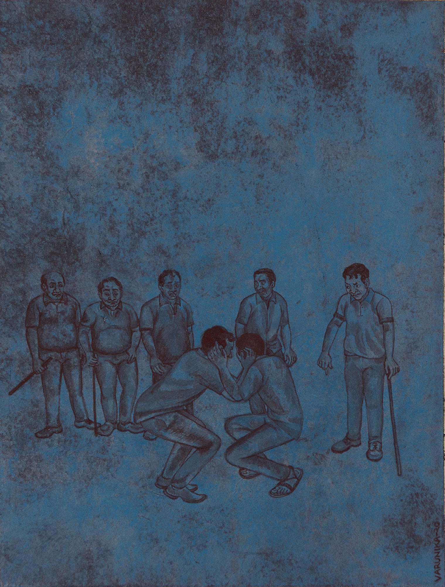 Varunika Saraf, Miasma II (a series of 12 works), 2020