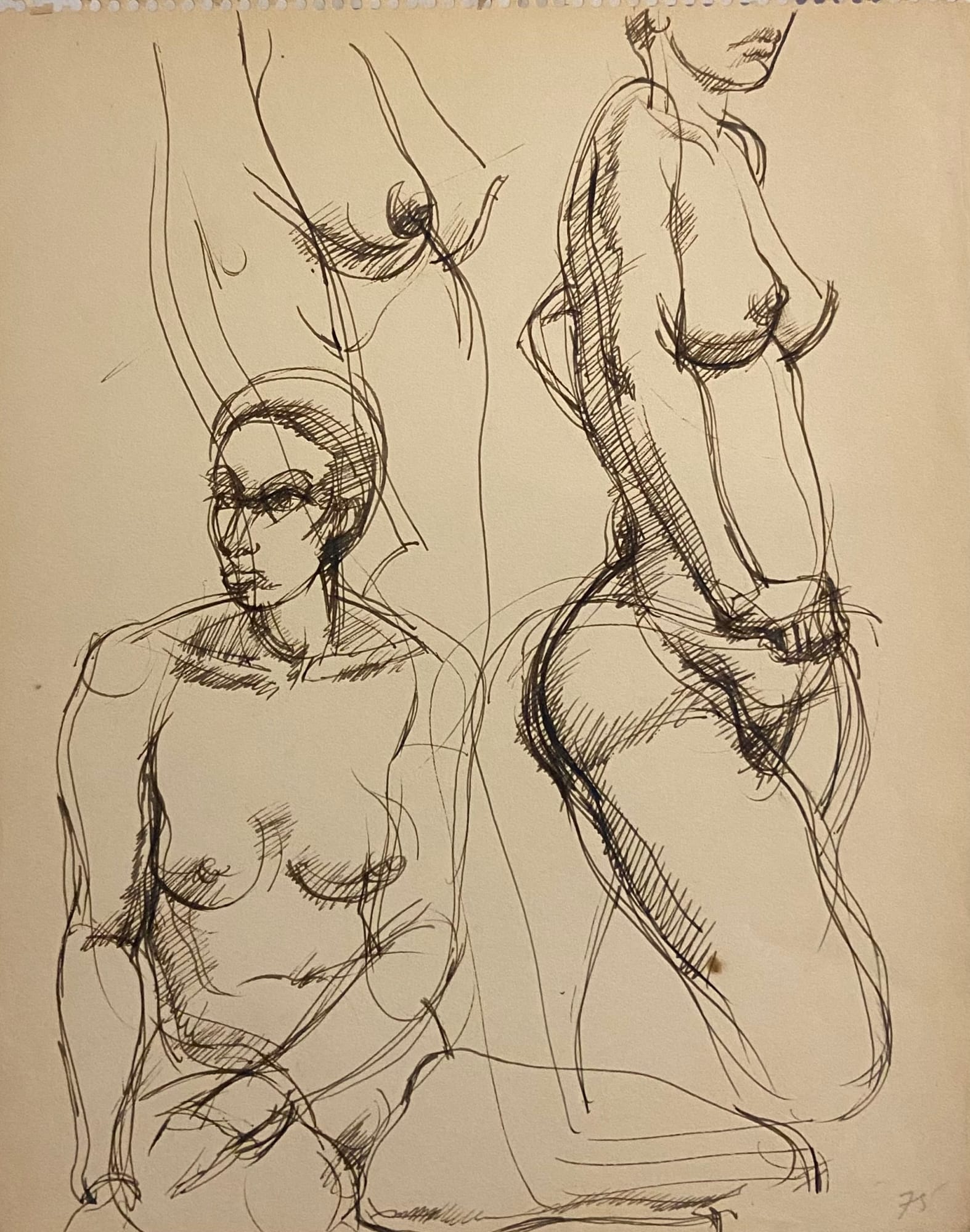 Mehlli Gobhai, Untitled (Life Study), 1975