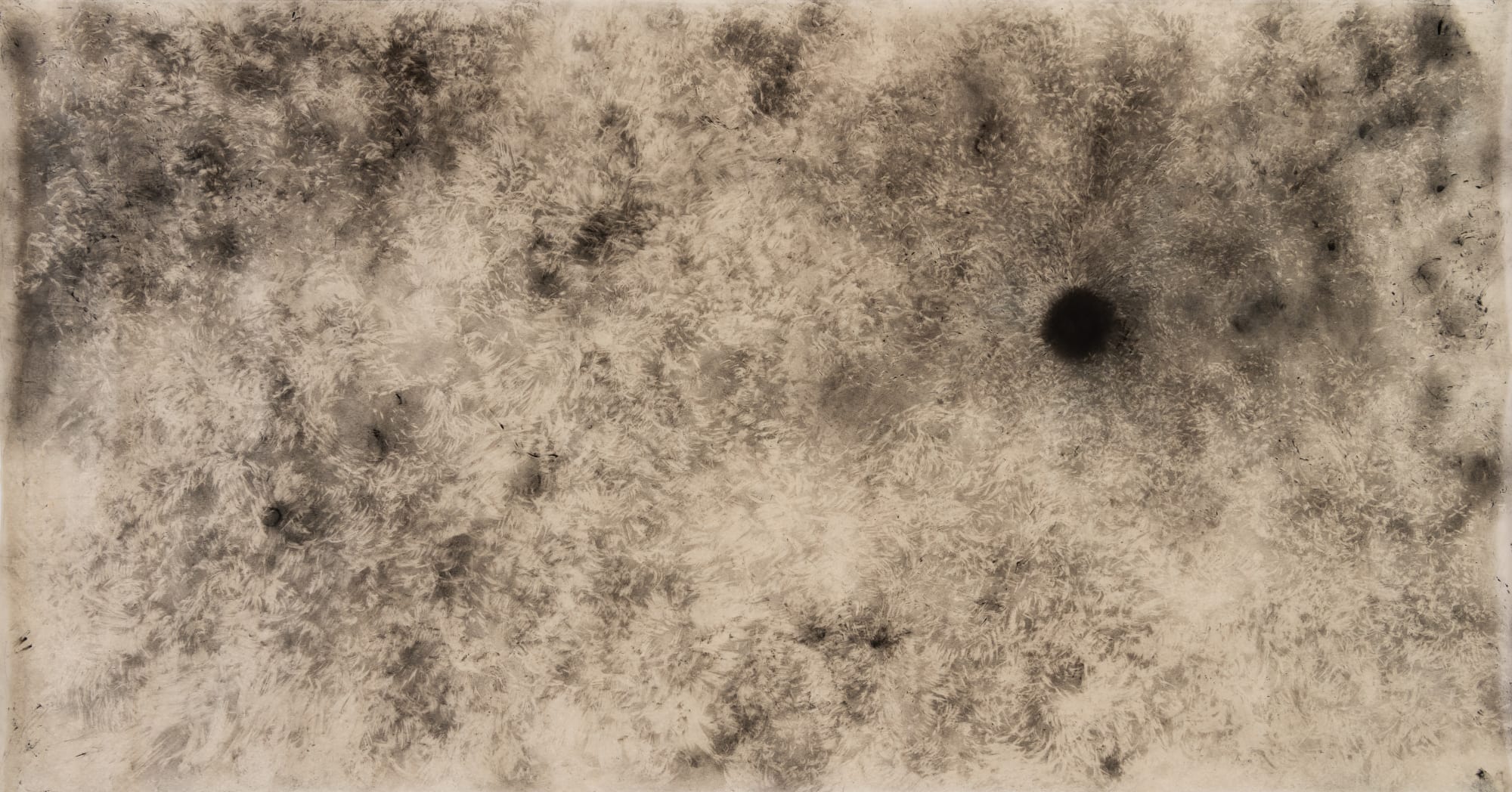 Aditi Singh, Night Sky with Feathers and a Moon, 2020