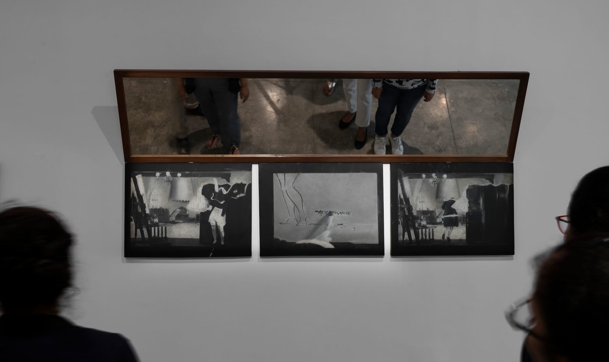 Atul Dodiya, Seven Minutes of Blackmail, display view, 2019