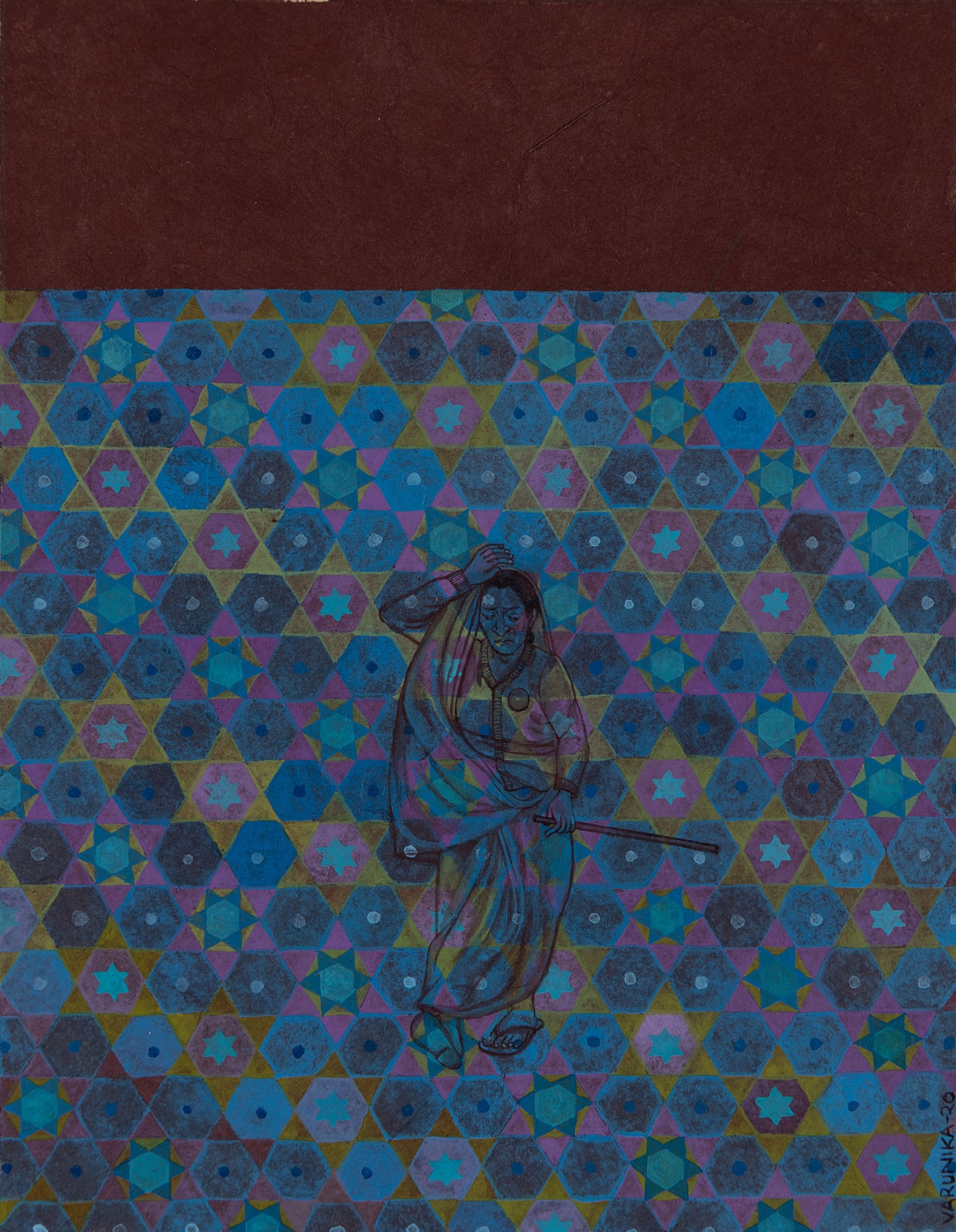 Varunika Saraf, Those Who Dream (a series of 16 works), 2020