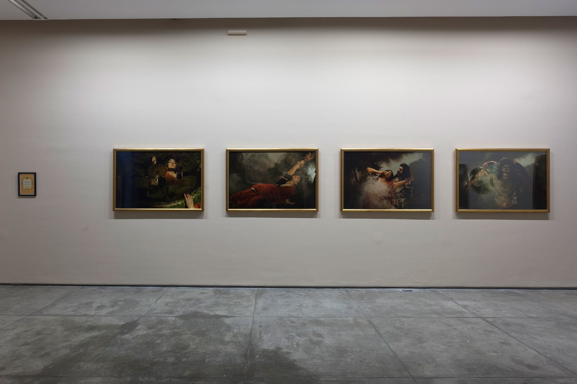 Pushpamala N, Avega the Passion, display view, 2012