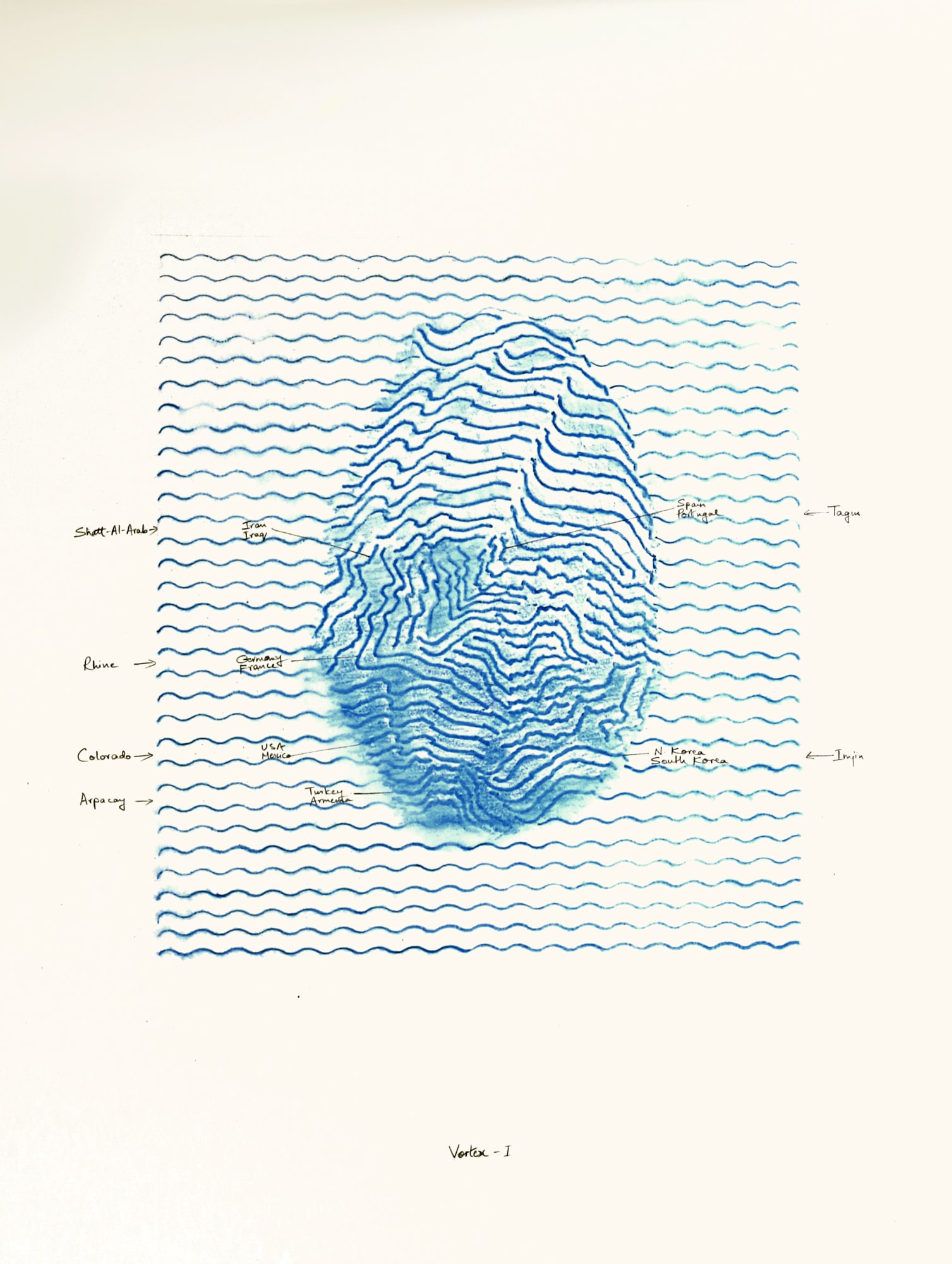 Reena Saini Kallat, Vortex I, 2021