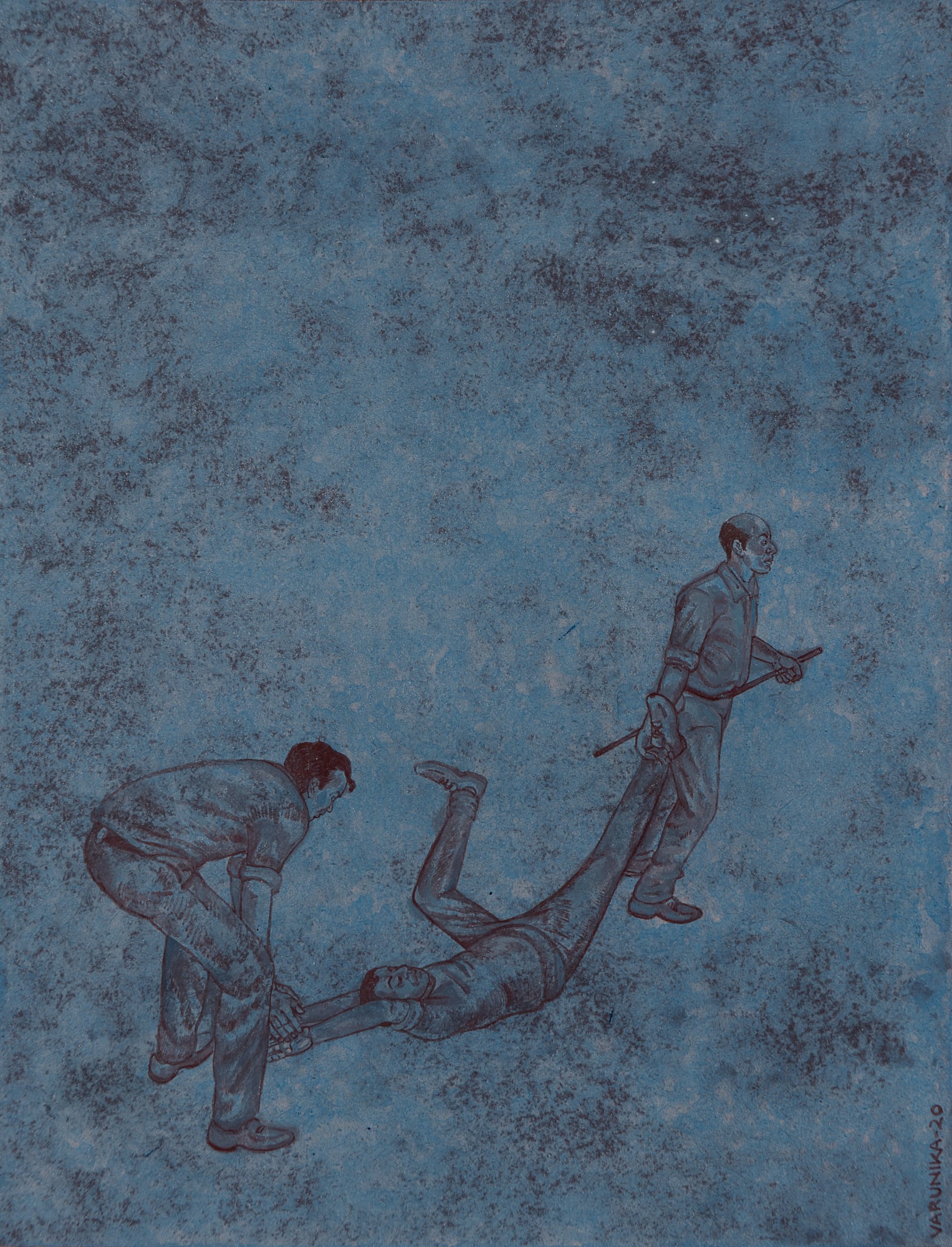 Varunika Saraf, Miasma II (a series of 12 works), 2020