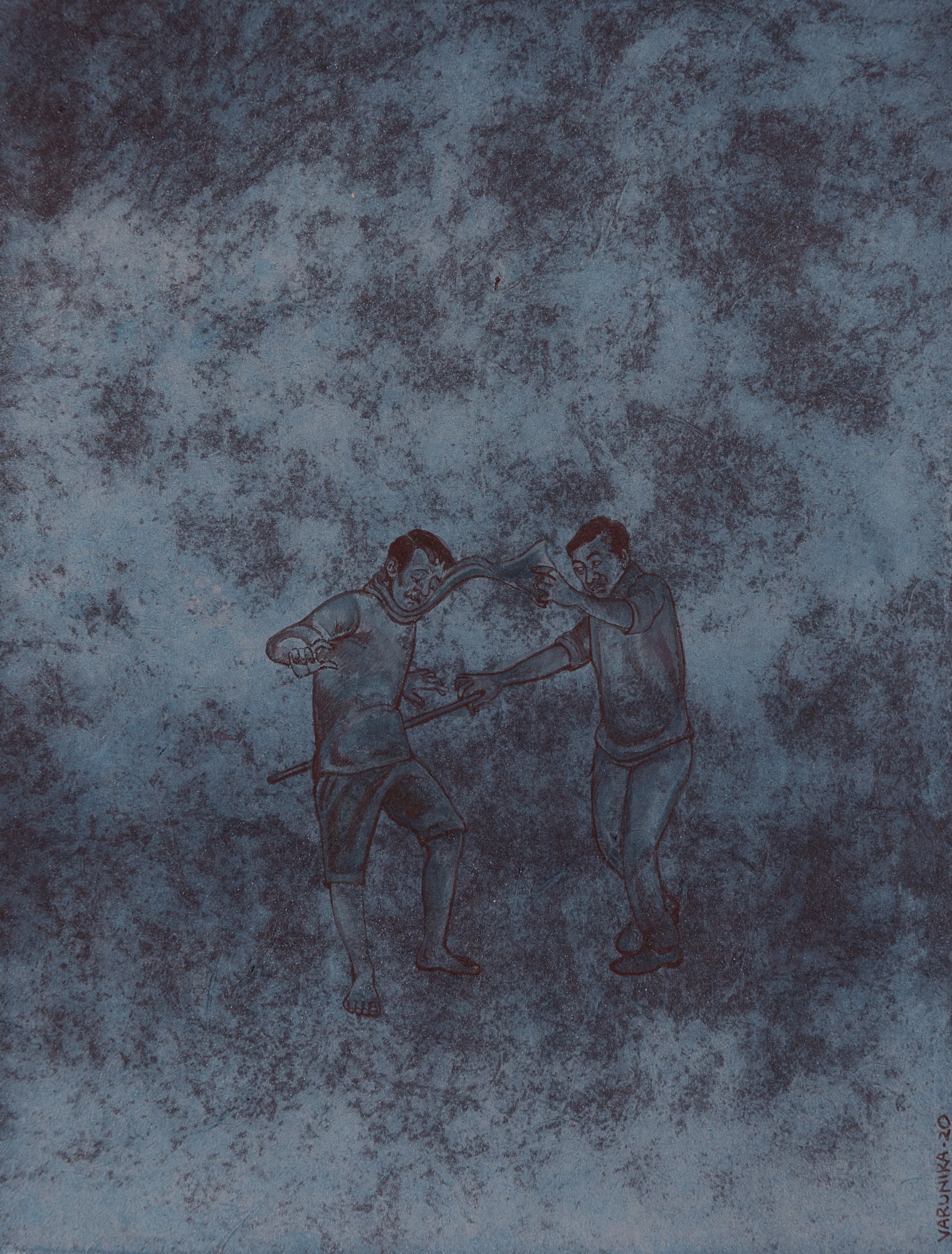 Varunika Saraf, Miasma II (a series of 12 works), 2020