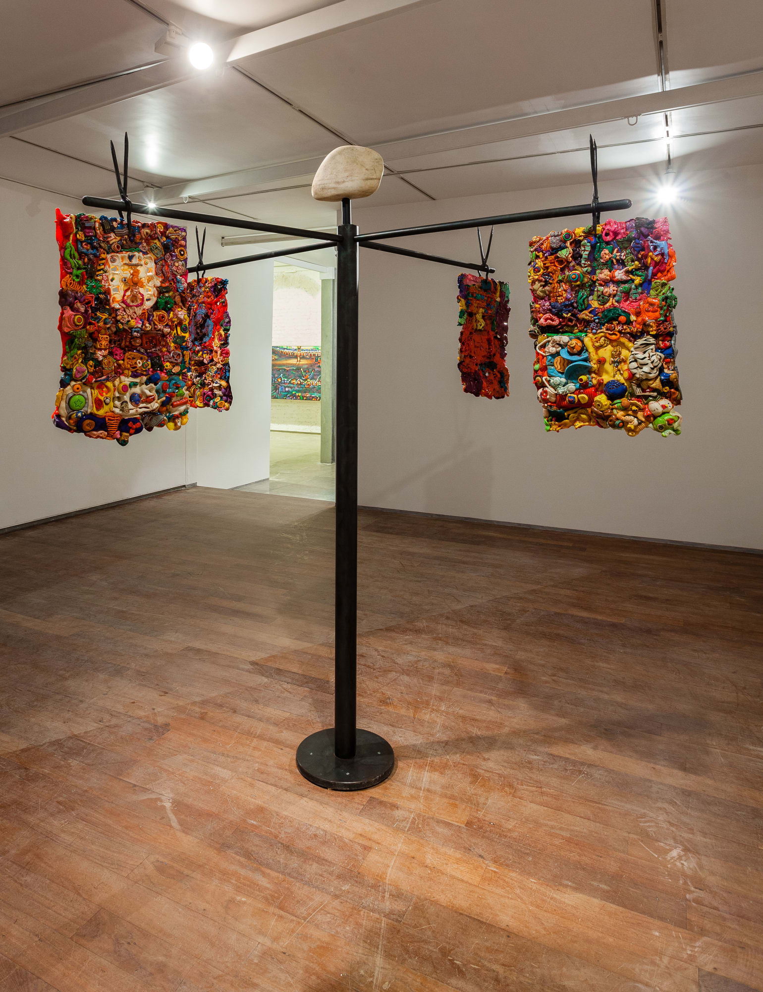 Anant Joshi, Masquerade and Other Apologues, display view, 2015