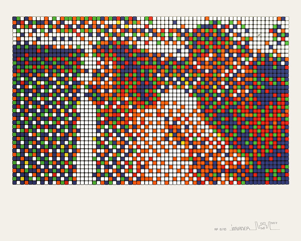 Invader, Rubik Scream, 2007