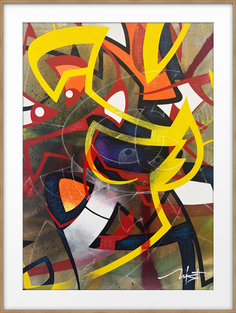 Guillaume Lemarquier [Mist], Papier peint II, 2024