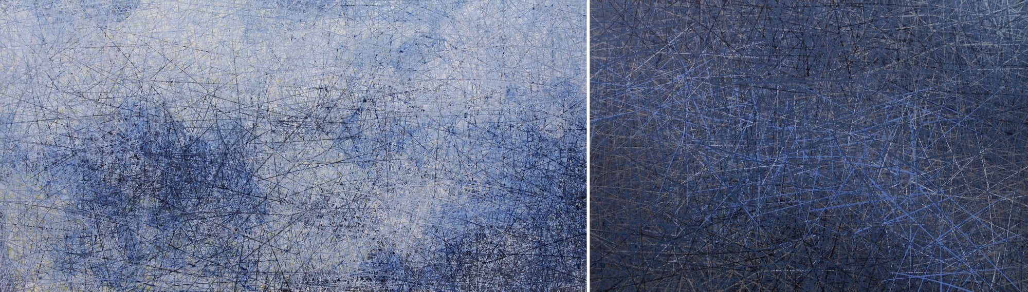 Cynthia Bjorn, Dark to light (Diptych), 2020