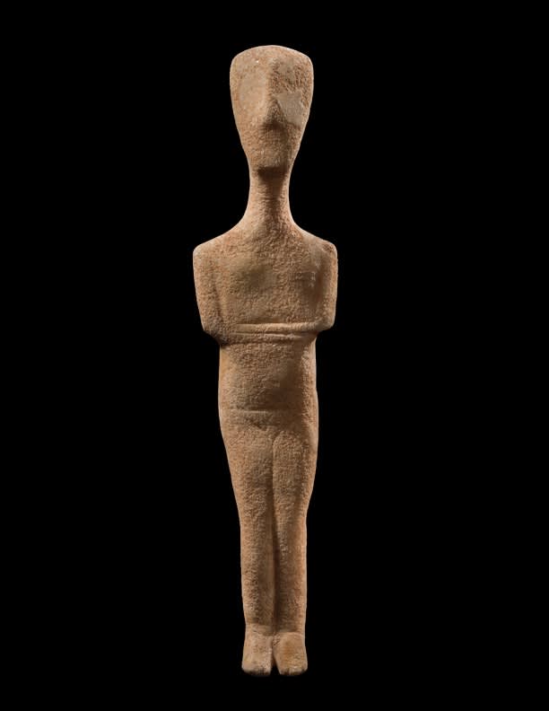 3. Female Idol Greek, Cycladic Period, third millennium B.C.