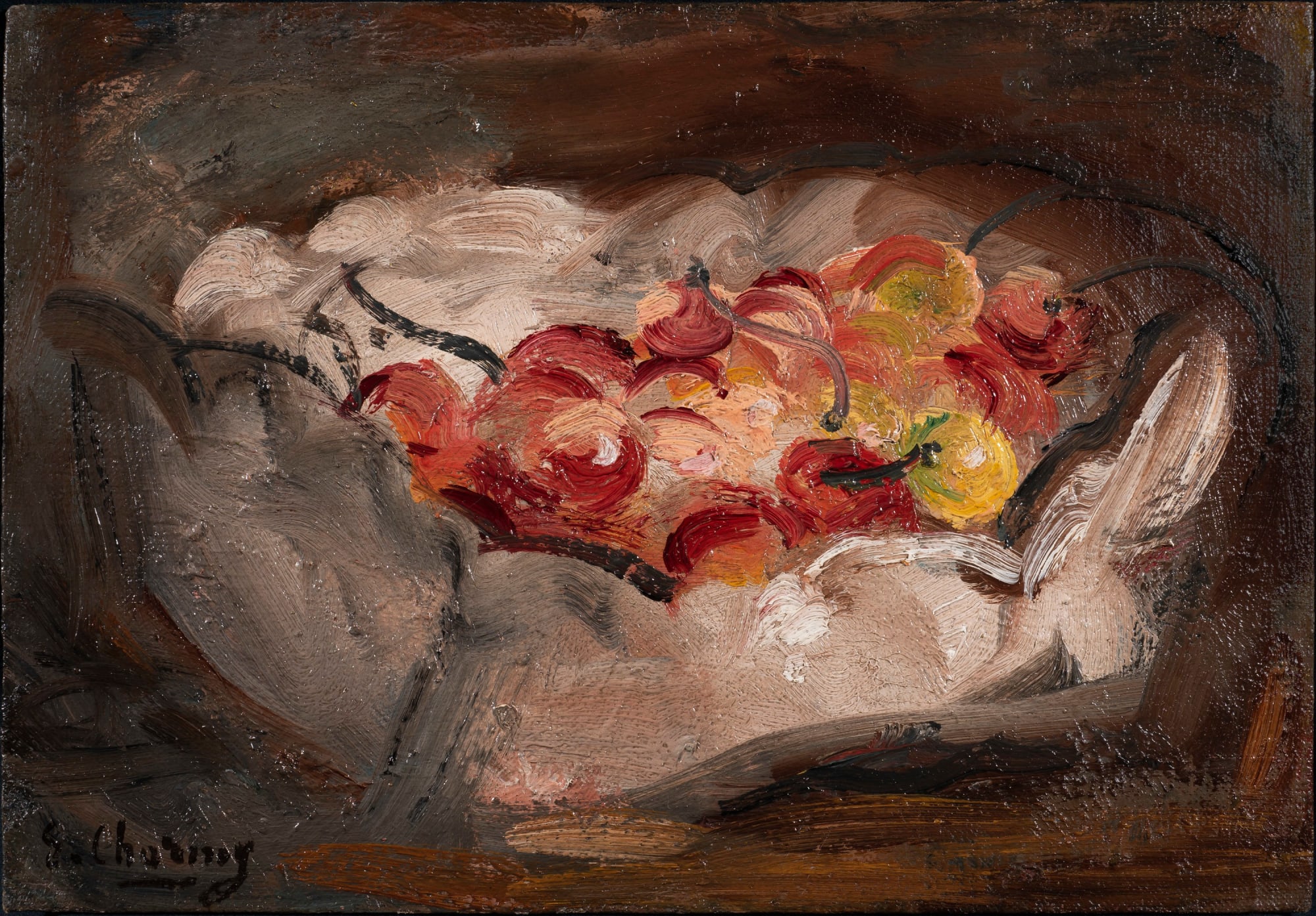 Emilie Charmy, Nature morte avec cerises, c. 1920