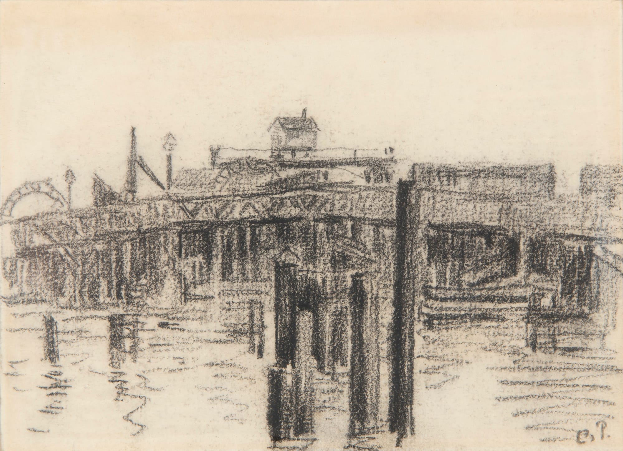Camille Pissarro, Battersea Bridge, Chelsea, London, c.1890