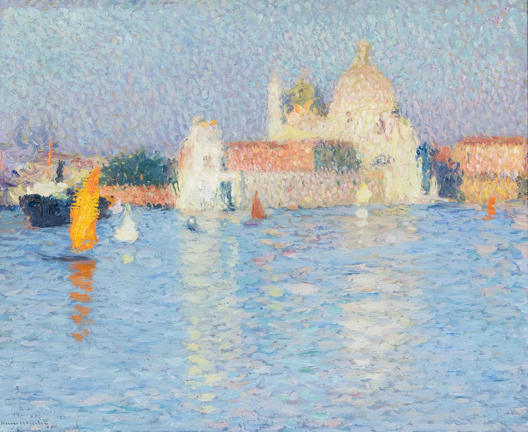 Henri Martin, Venis, La Salute, c.1915