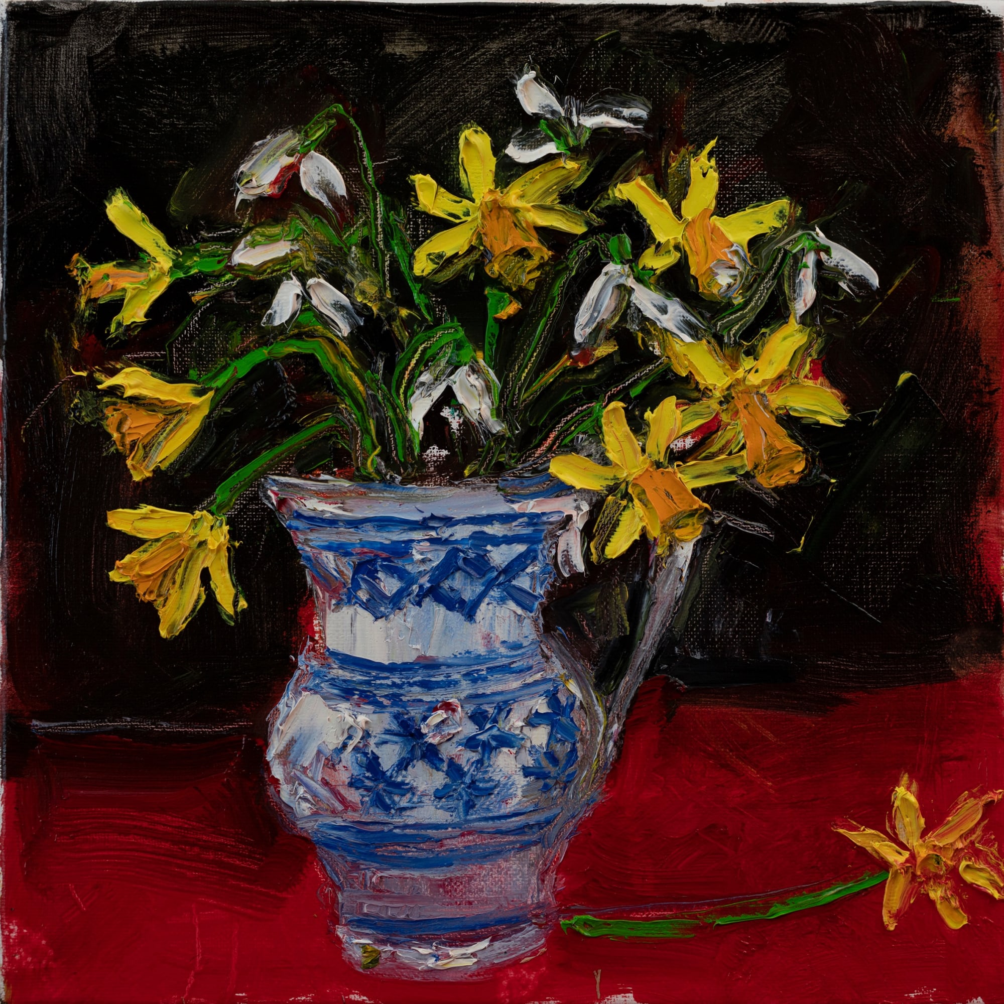 Shani Rhys James, Daffodils & Snowdrops, 2021