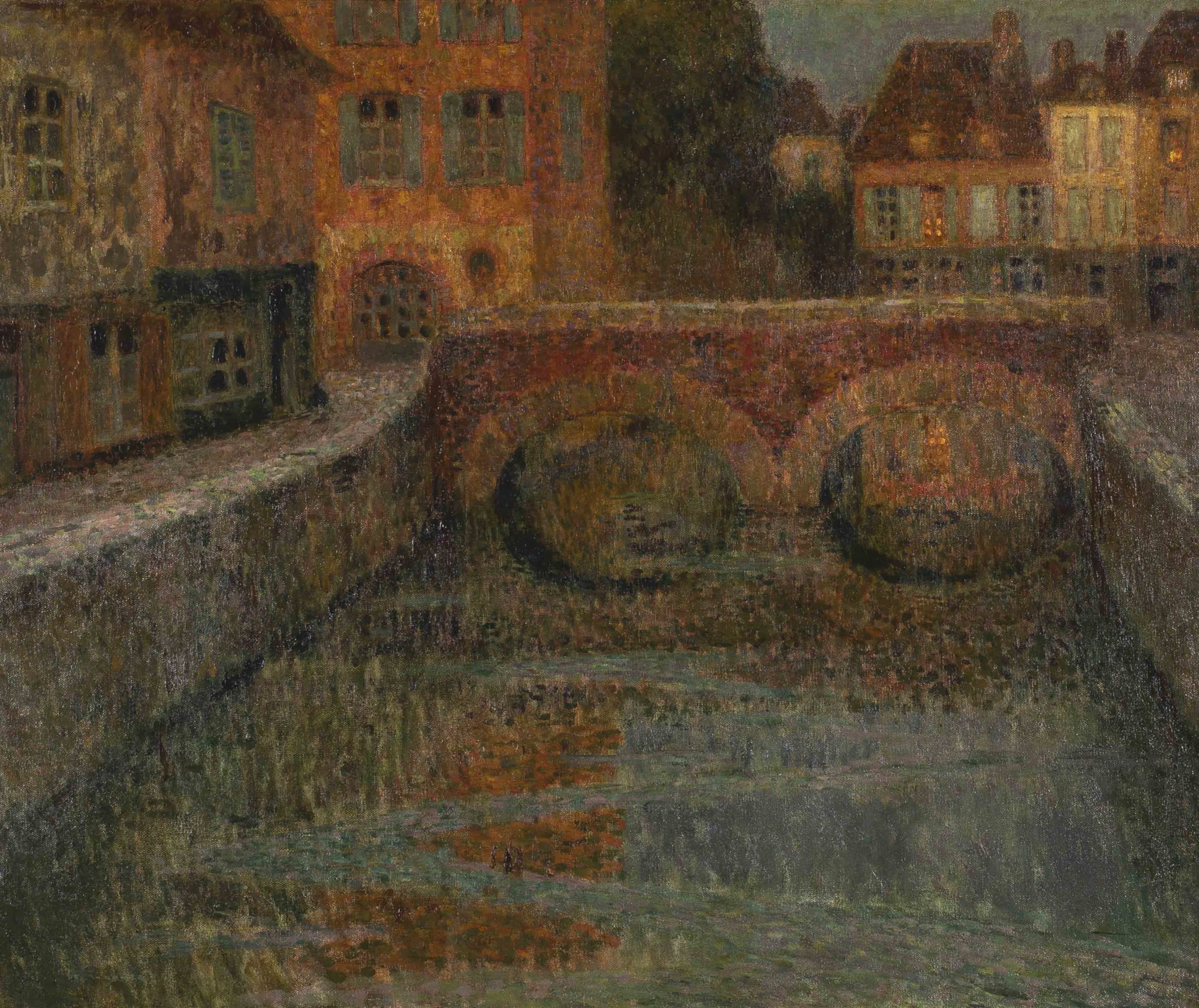 Henri Le Sidaner, Le pont, Amiens, 1911
