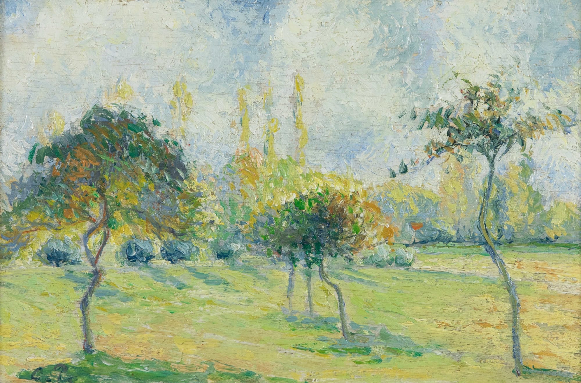 Camille Pissarro, Pommiers, effet d'automne