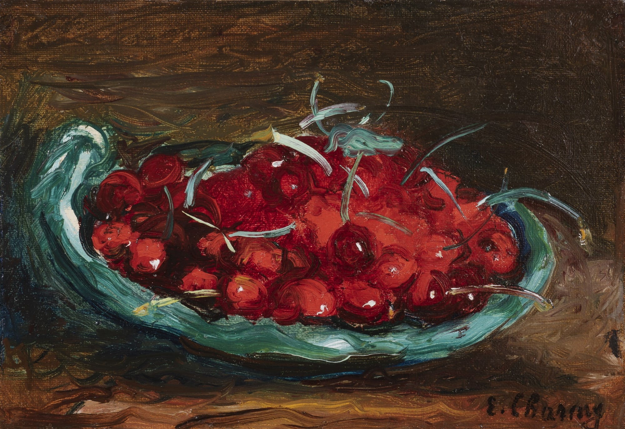 Émilie Charmy, Nature morte avec cerises, 1920