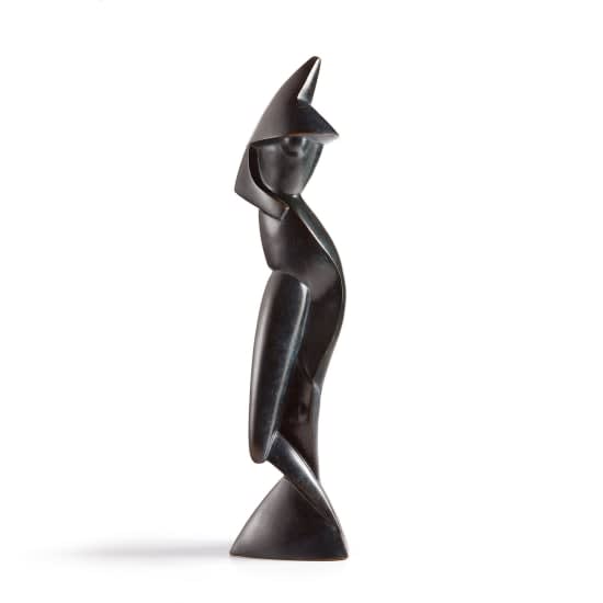 Alexander Archipenko, Statue on a Triangular Base, 1914