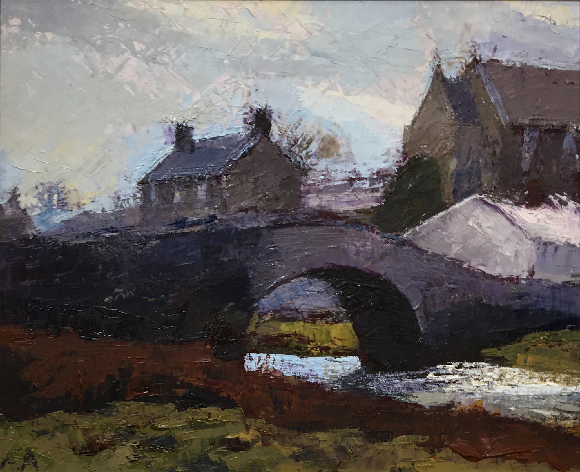 Anne Aspinall MAFA, Aberffraw, the Bridge