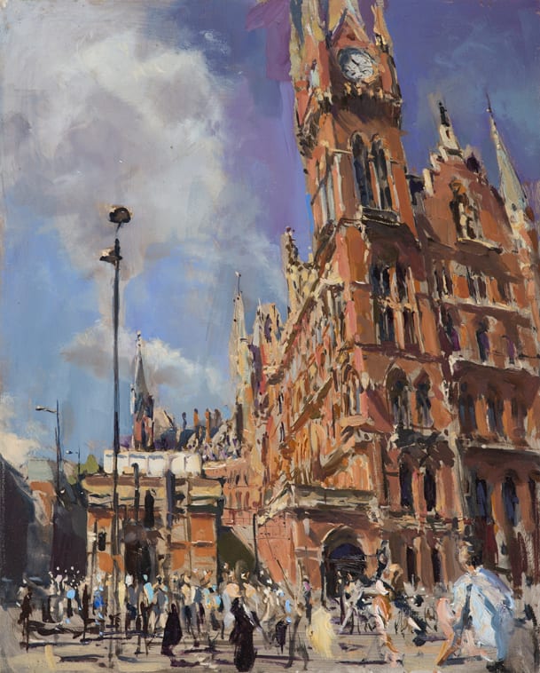 Rob Pointon AROI RBSA MAFA, St. Pancras, Late Morning, 2018