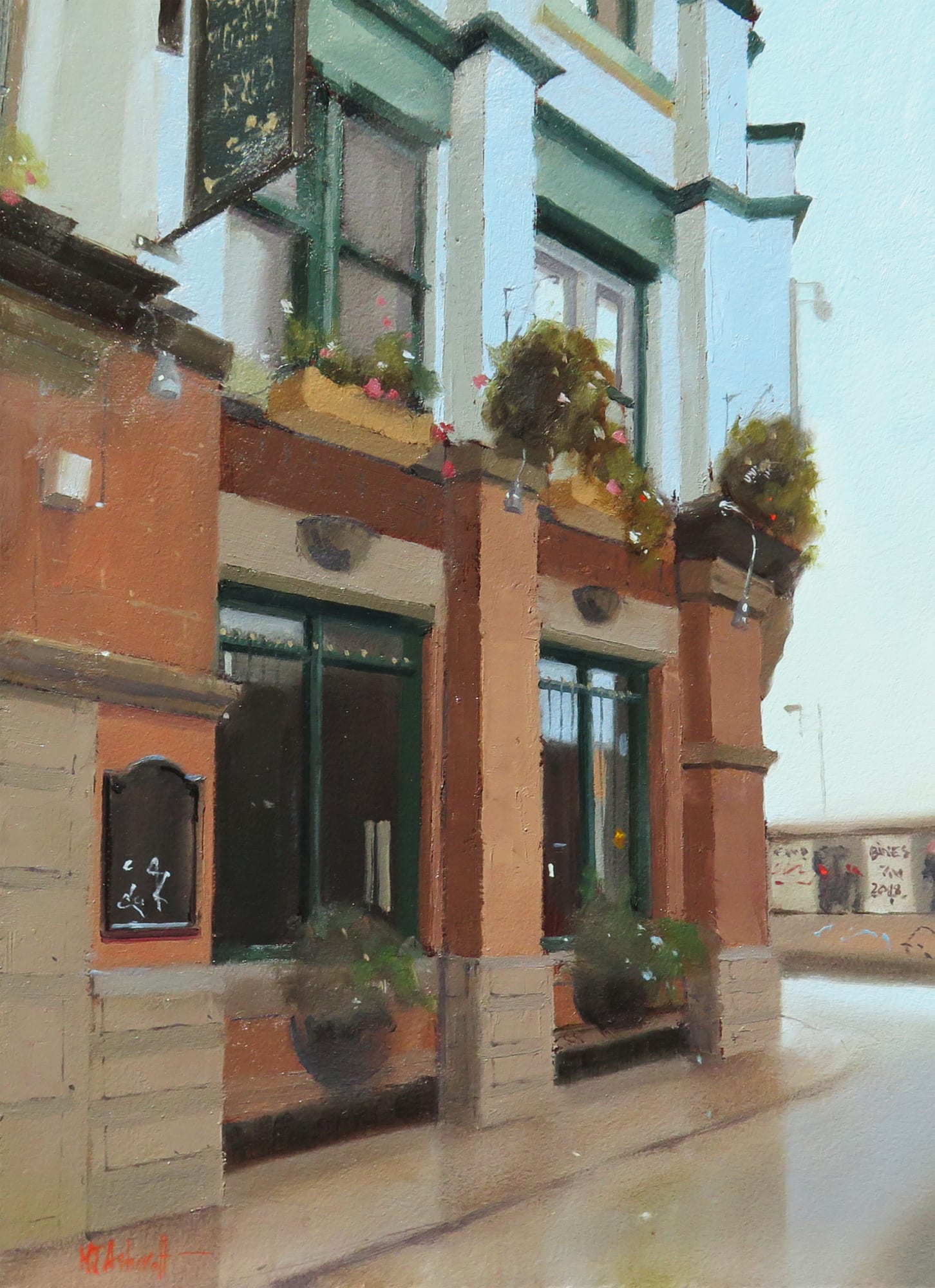 Michael Ashcroft MAFA, Corner of Mother Macs, 2018