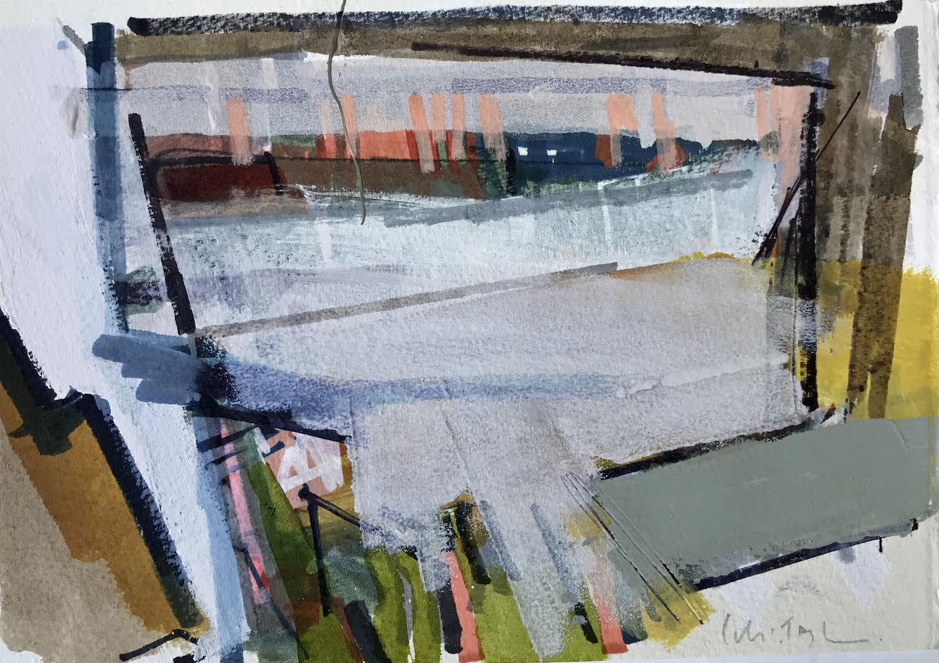 Colin Taylor MAFA, SPINNINGFIELDS SITE DRAWING #9