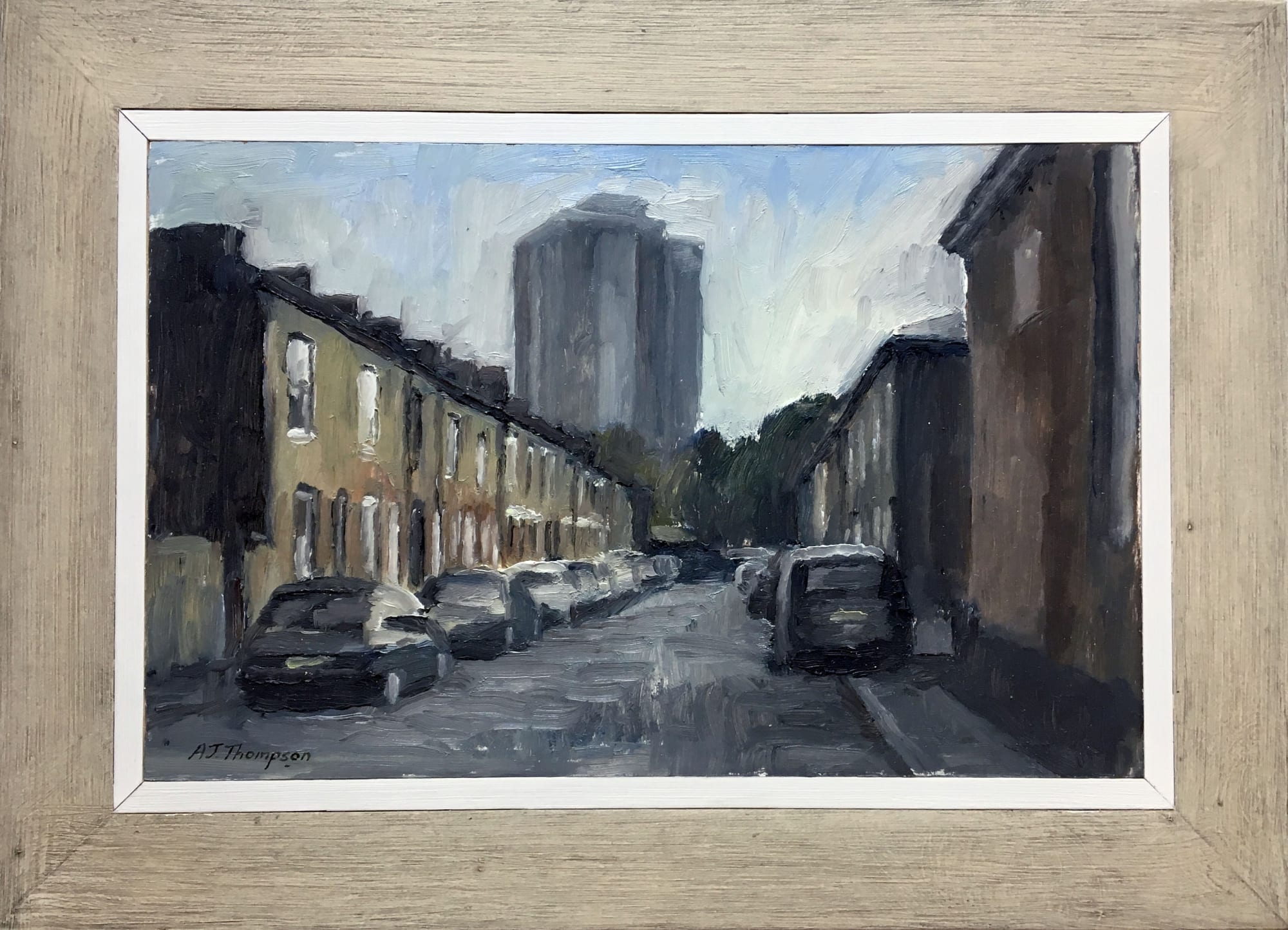 Alan James Thompson, Street with Block of Flats