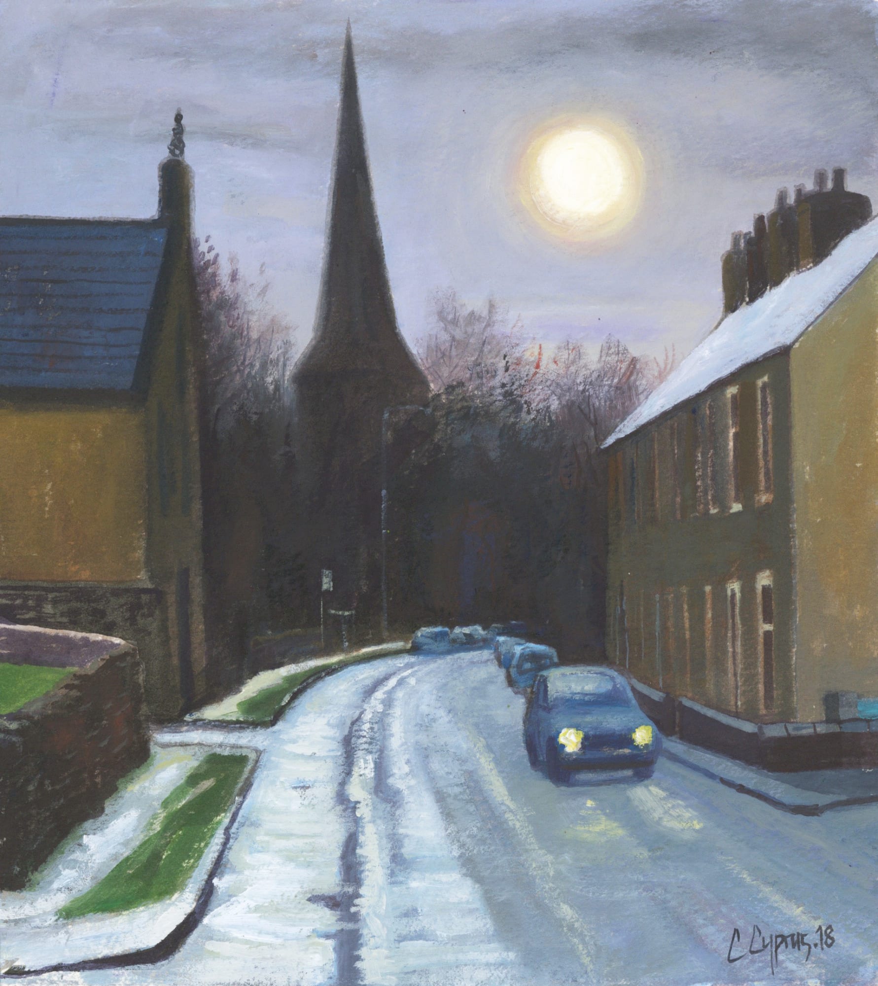 Chris Cyprus, Sombre Morning, 2018