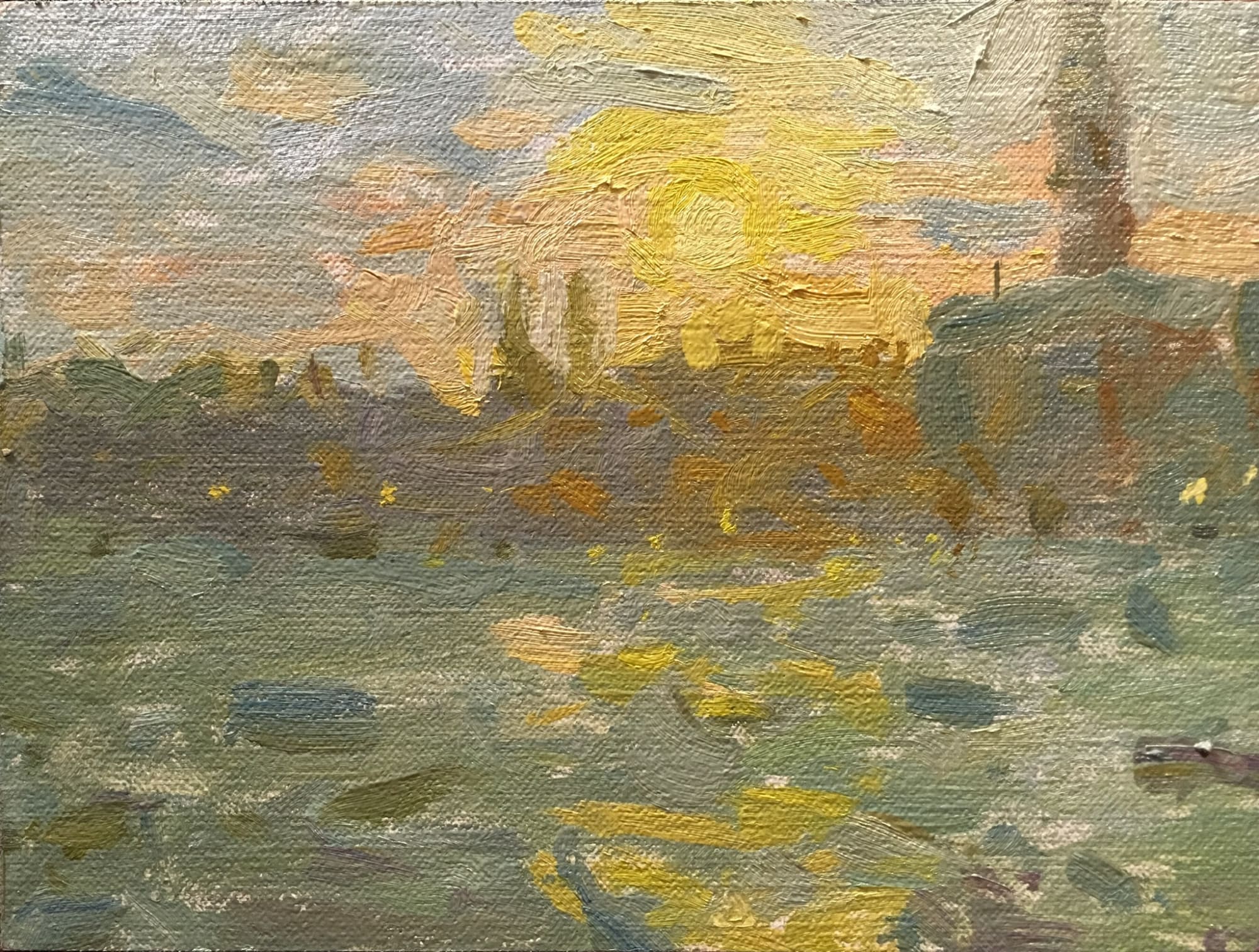 Adam Ralston MAFA, Grand Canal, Sunset, 2018