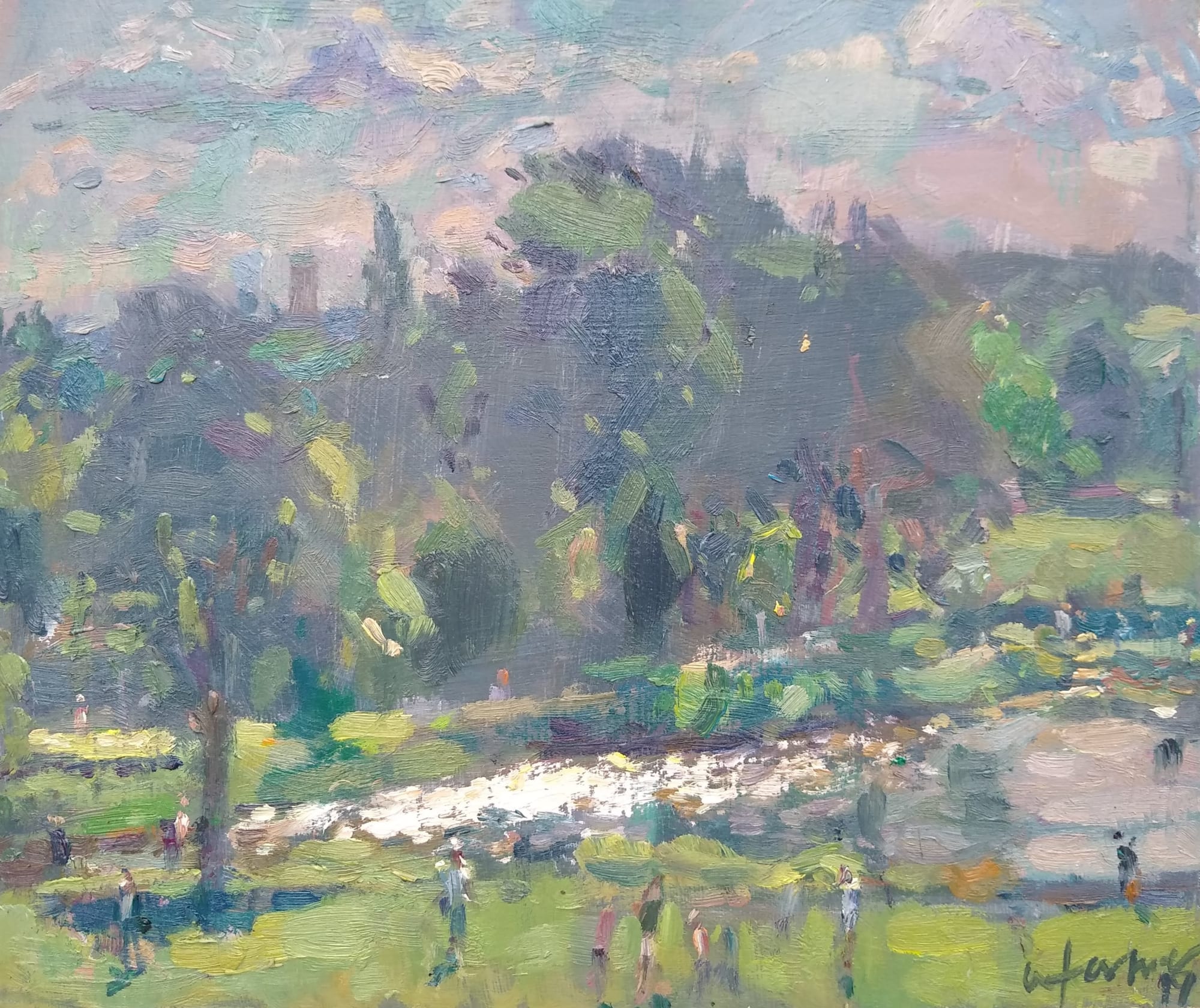 Andrew Farmer ROI, View Across the Park