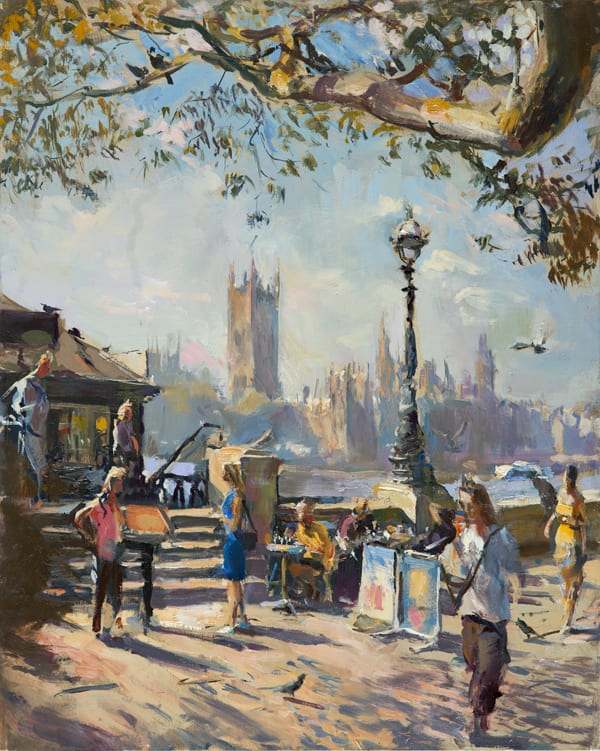 Rob Pointon AROI RBSA MAFA, Lambeth Pier Cafe, 2018