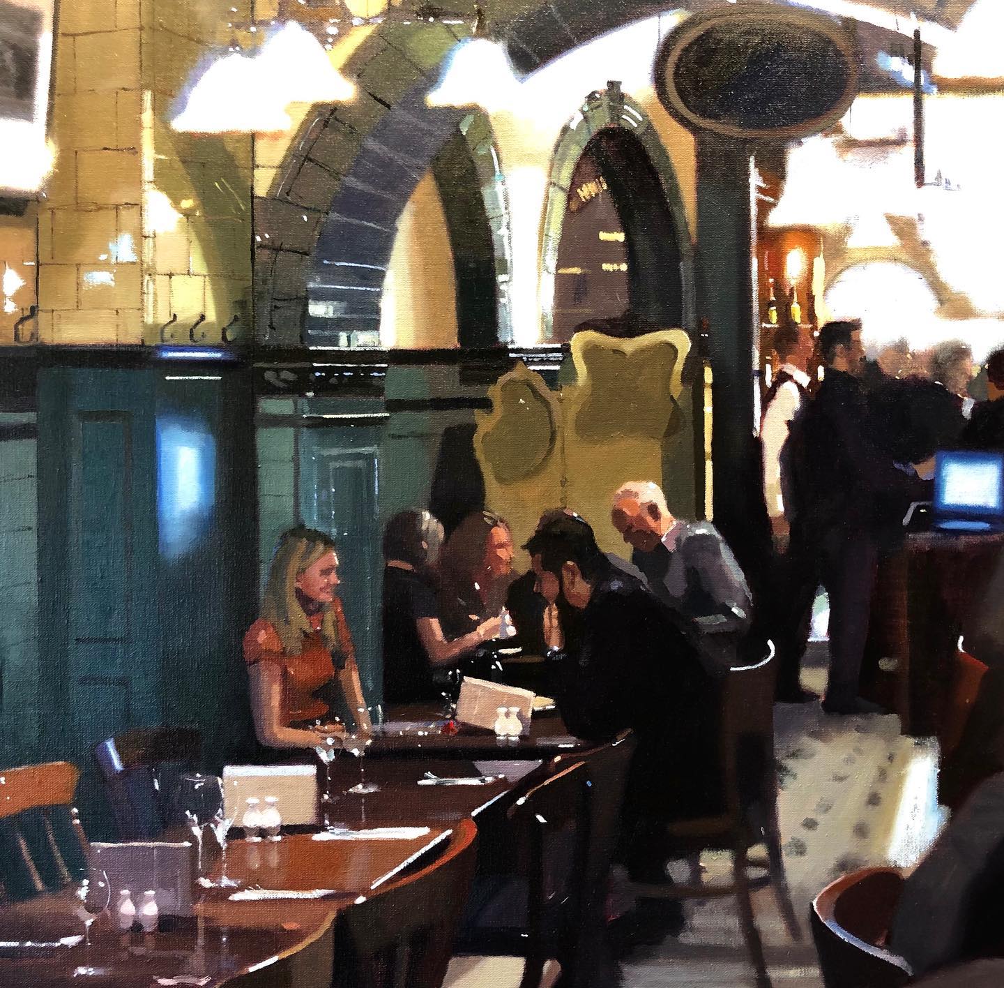 Michael Ashcroft MAFA, First Date, Mr Thomas's Chop House, Manchester