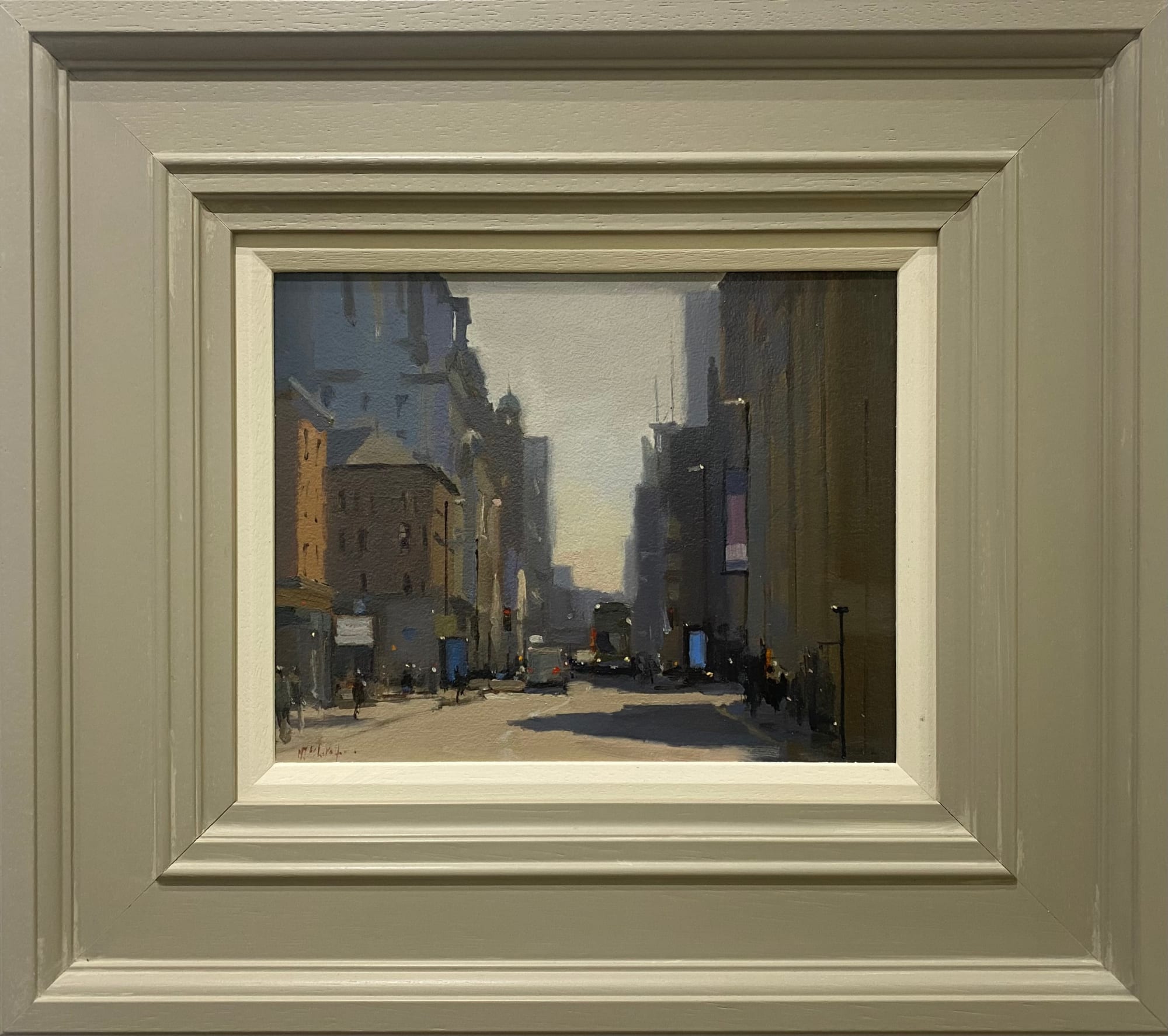 Michael Ashcroft ROI MAFA, View down Oxford Road, Manchester