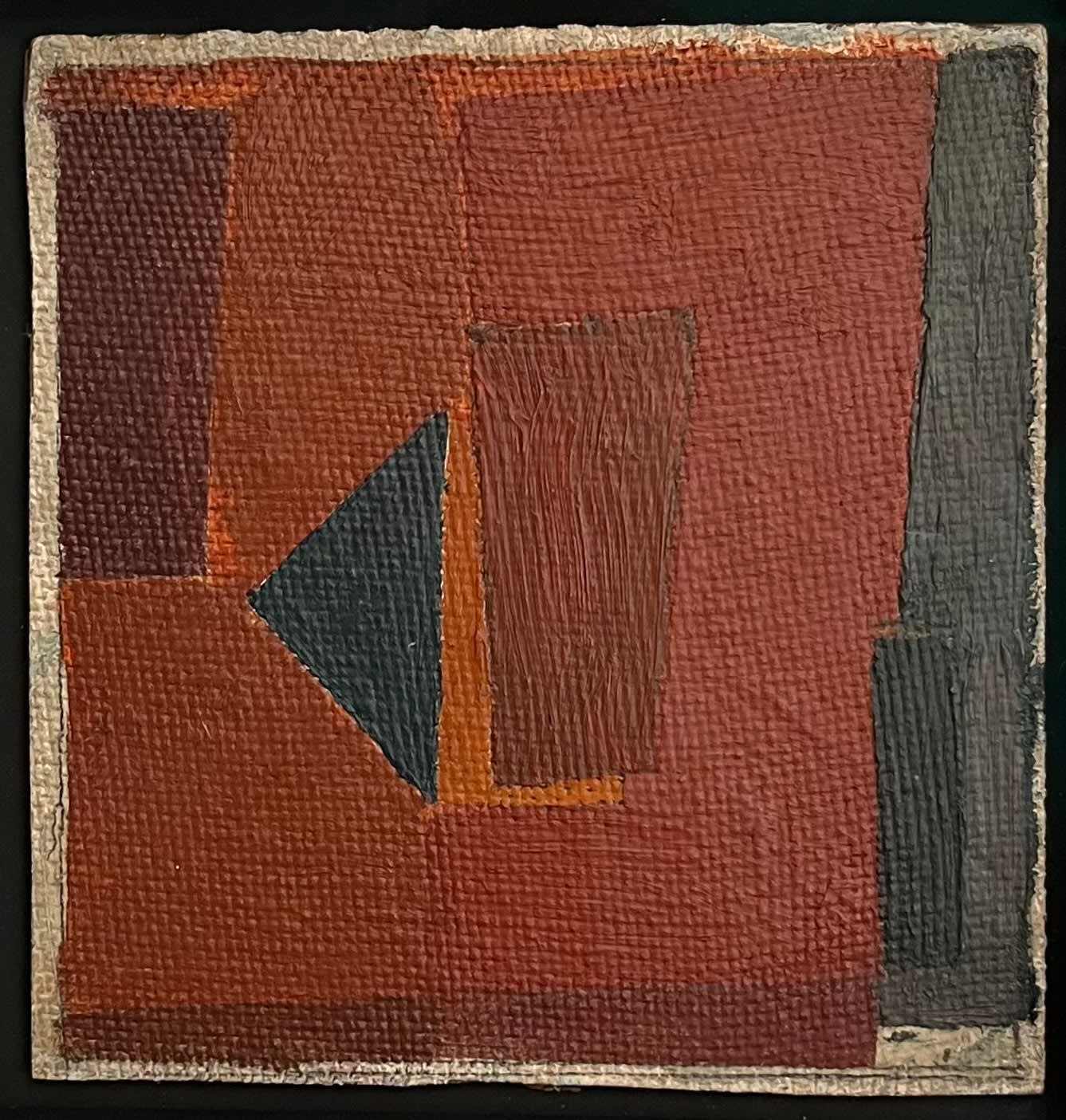 Adrian Heath, Colour Study - Reds with Green and Grey, 1952